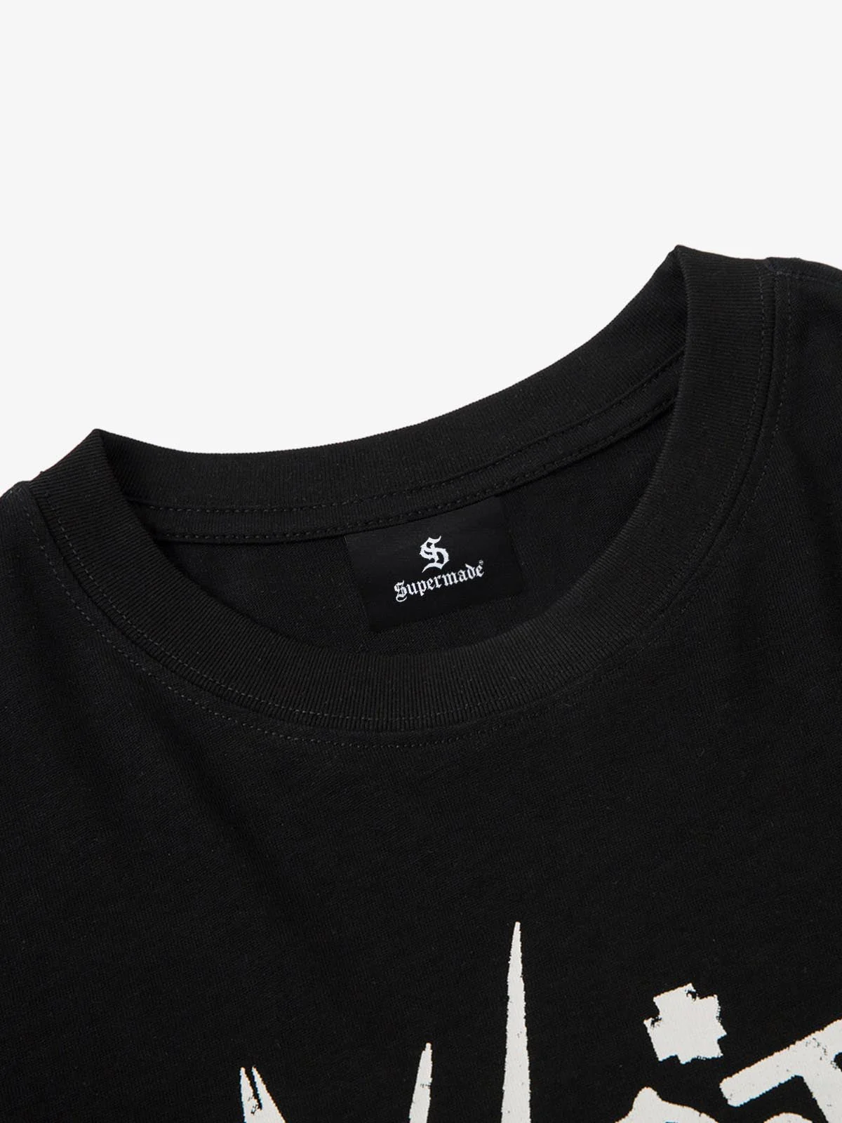 Hip-Hop Punk Faux Two-Piece Long-Sleeved T-Shirt - 2457