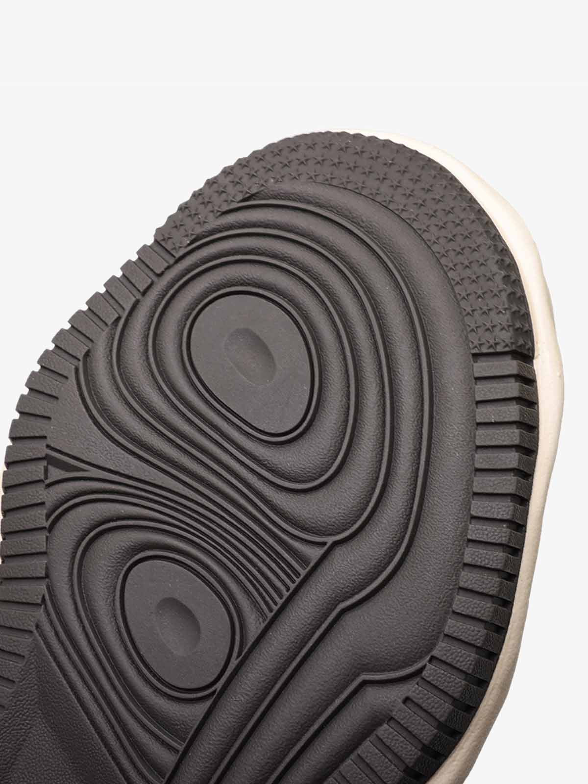 Retro Washed Denim Low Top Platform Sneakers