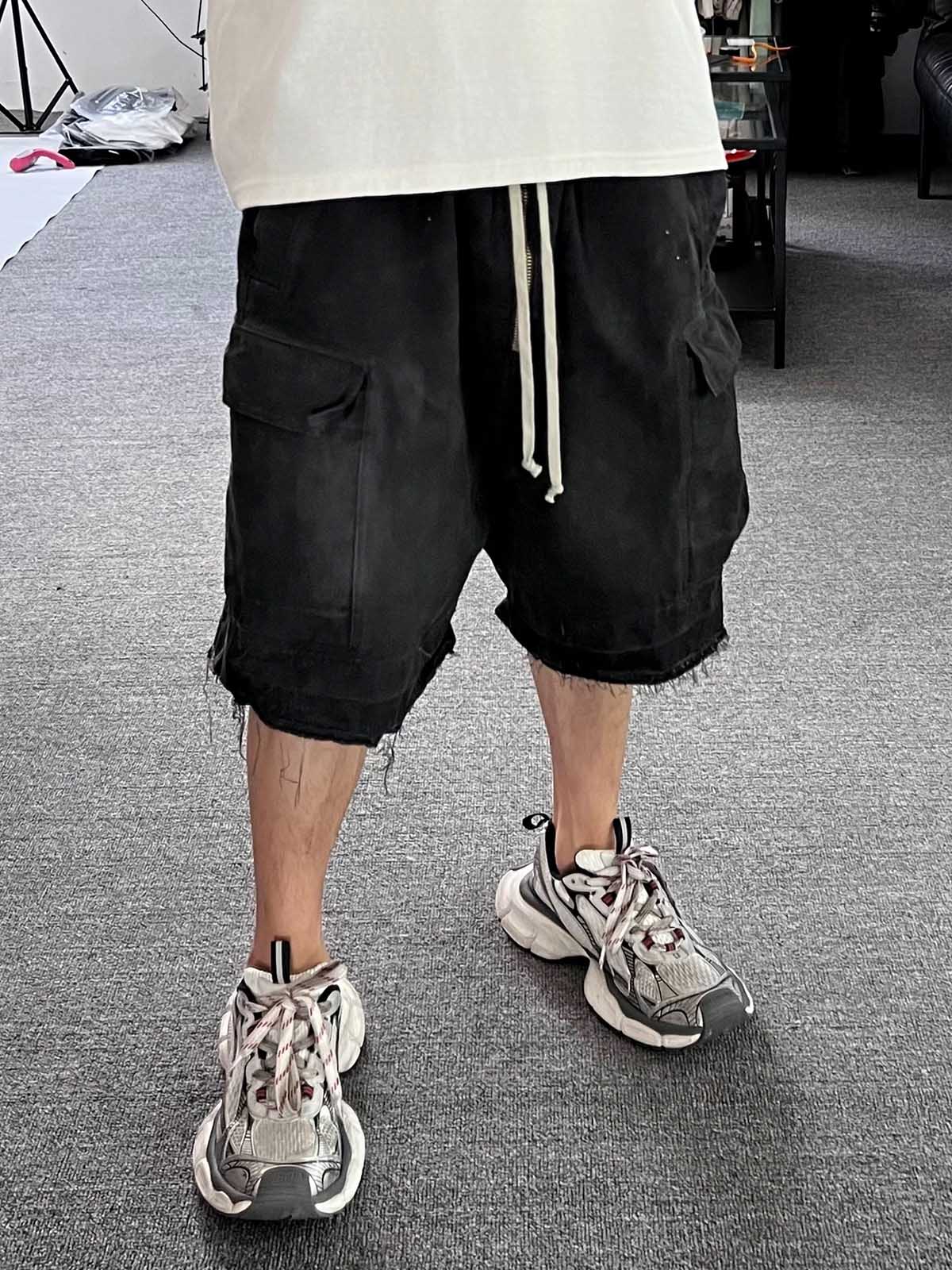 Street RO Washed Denim Cargo Jort