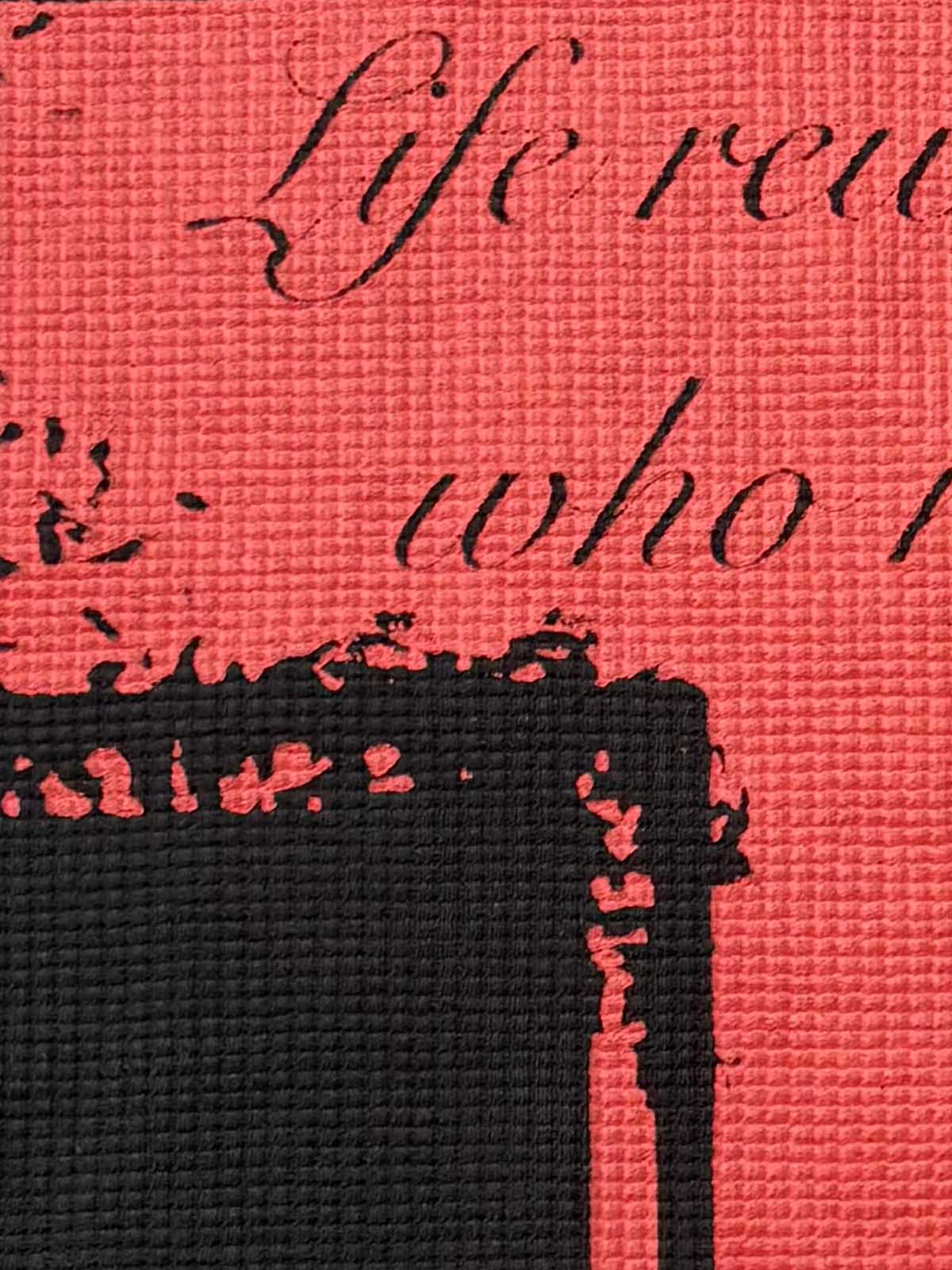 Street Cross Lettering Print Long-Sleeved T-Shirt