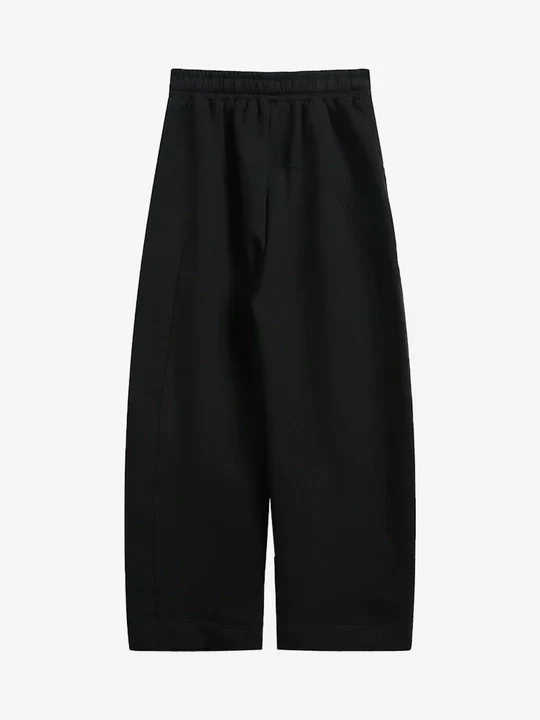 Deconstructed Split Drawstring Casual Sweatpants