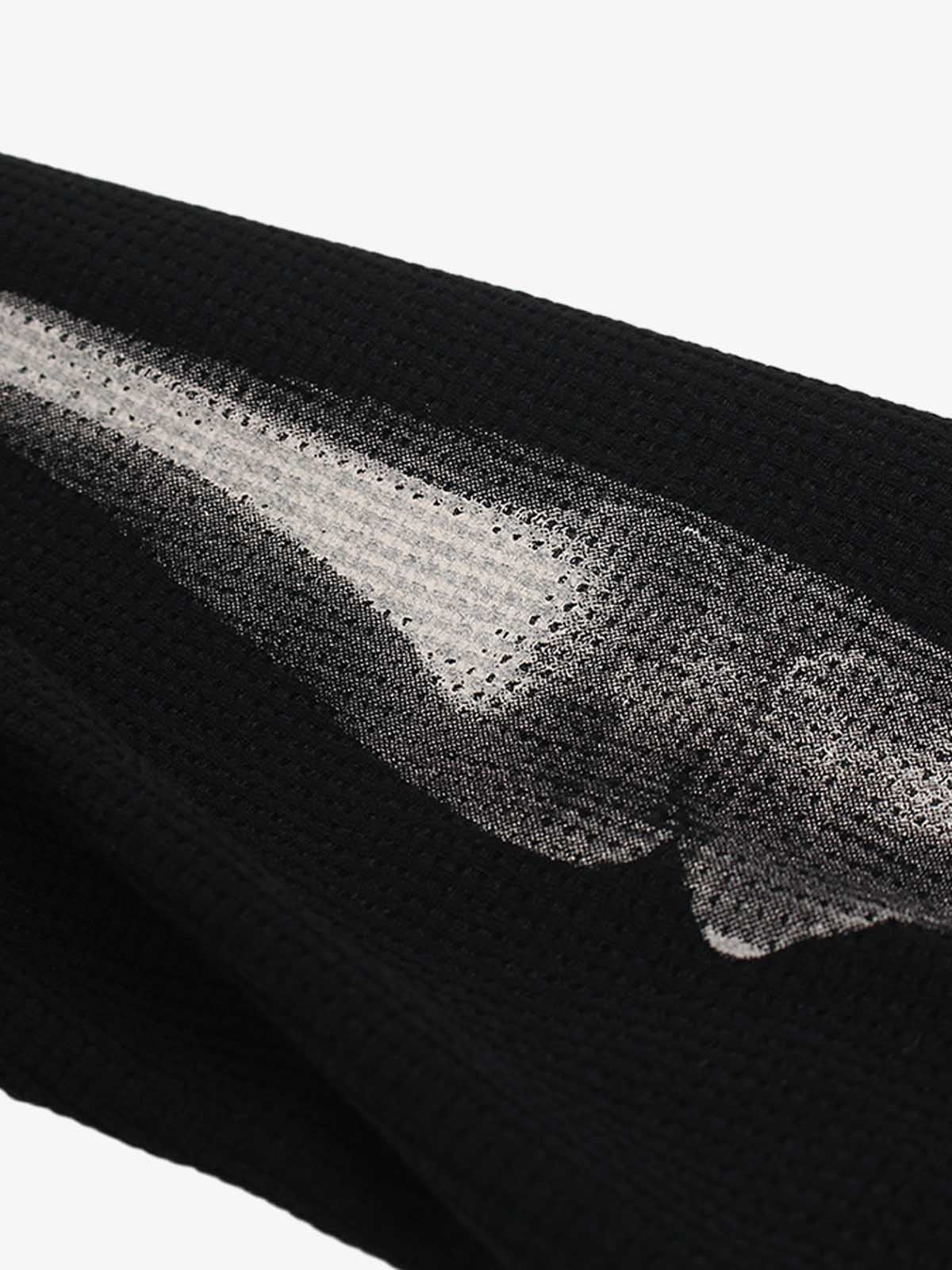 Skeleton Graphic Waffle Sweatshirt - 2495