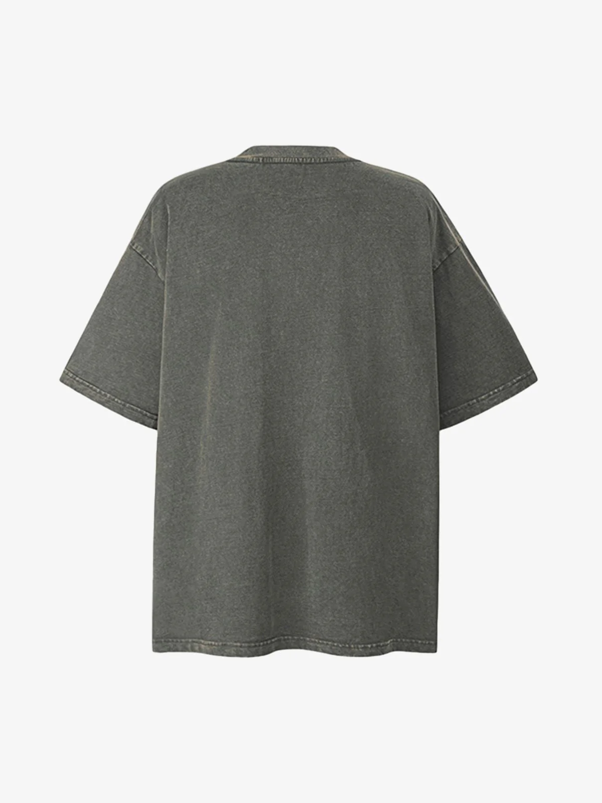 Washed Graphic Crew Neck T-Shirt