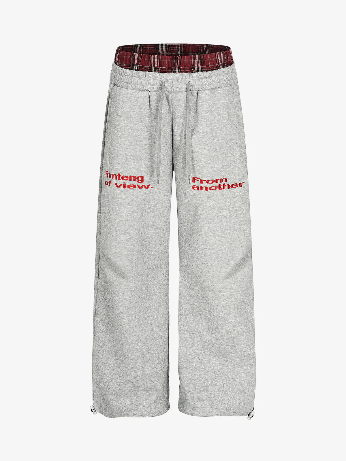 Retro Double Waist Loose Wide-Leg Pants