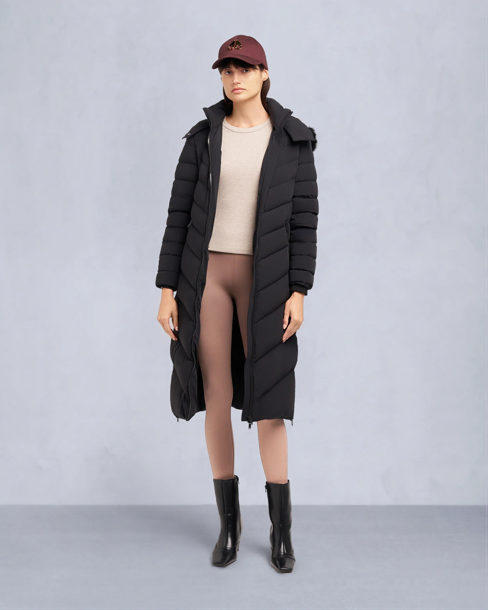 COOPER LAKE SHEARLING TRIM PARKA