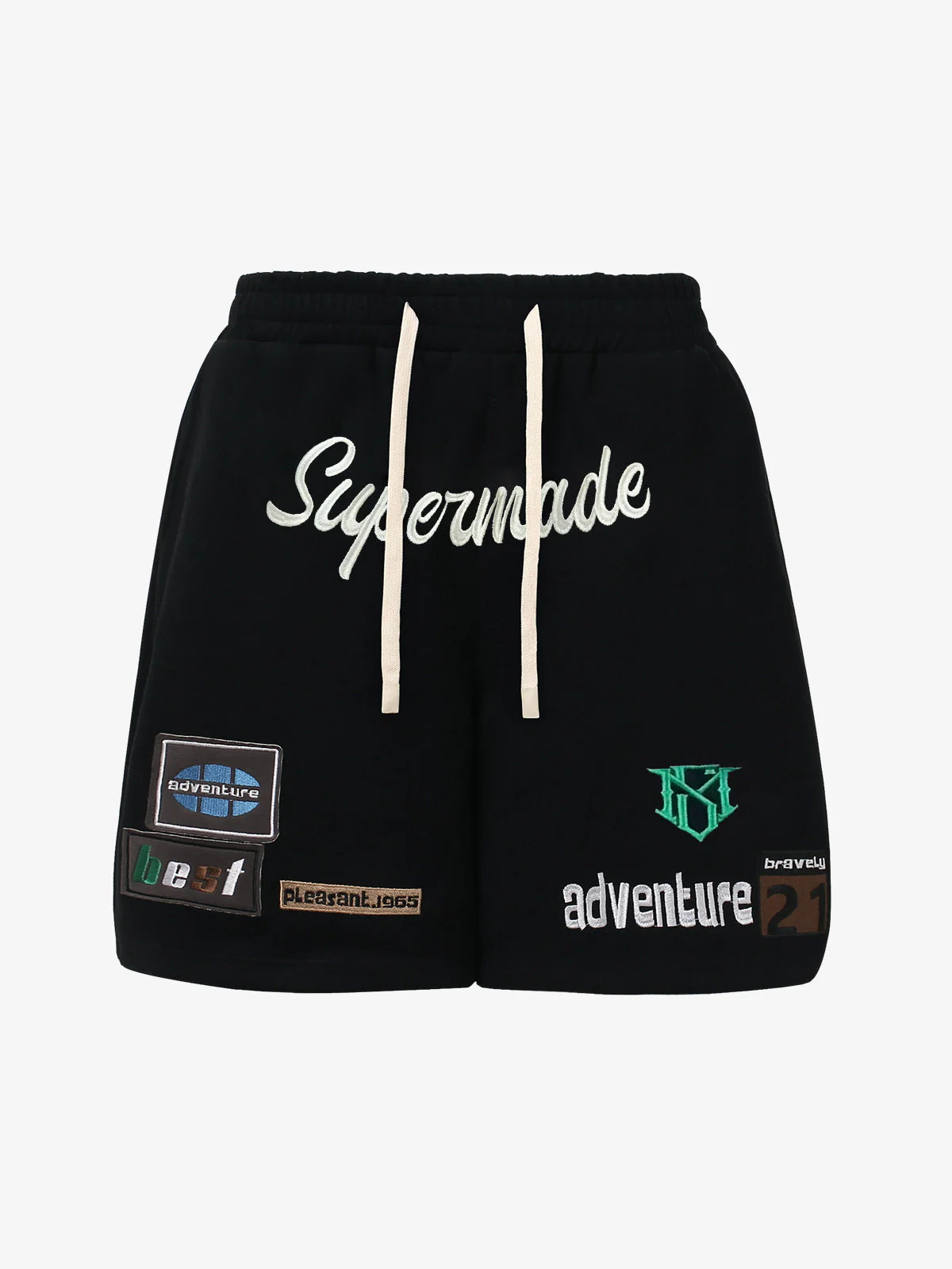Street Graphic Drawstring Shorts