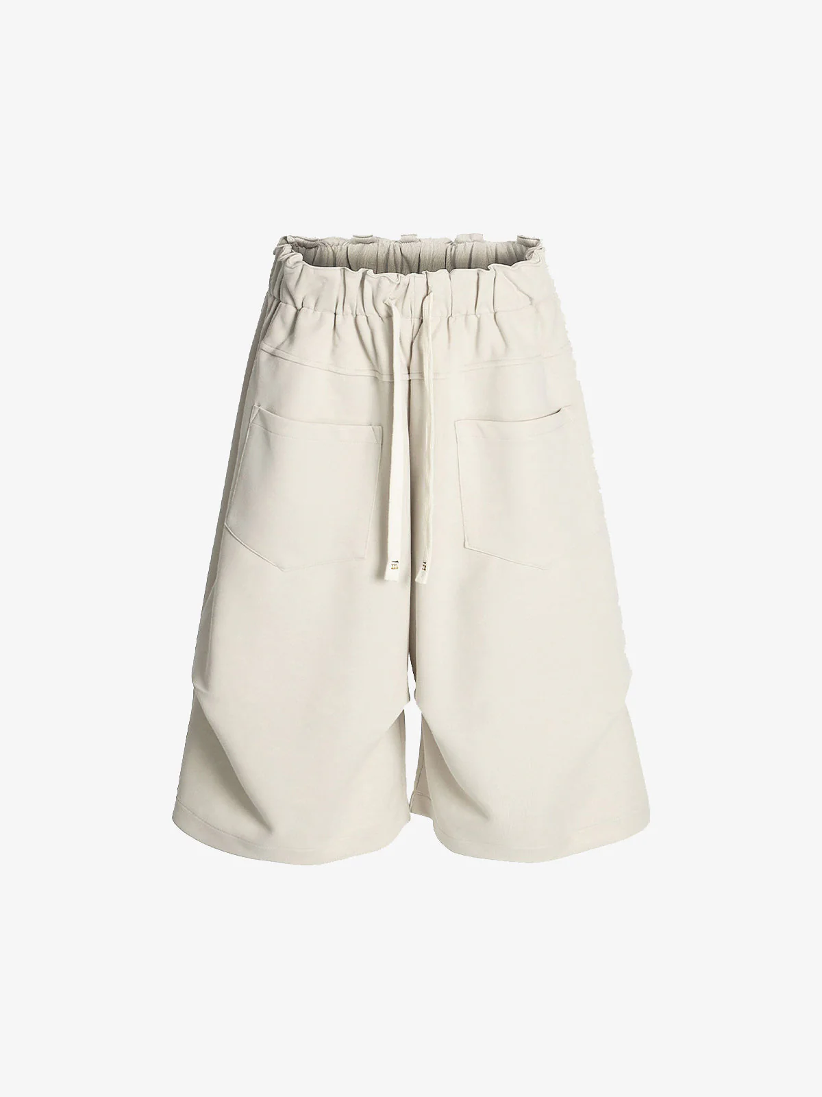 Side Pockets Drawstring Waist Casual Jorts