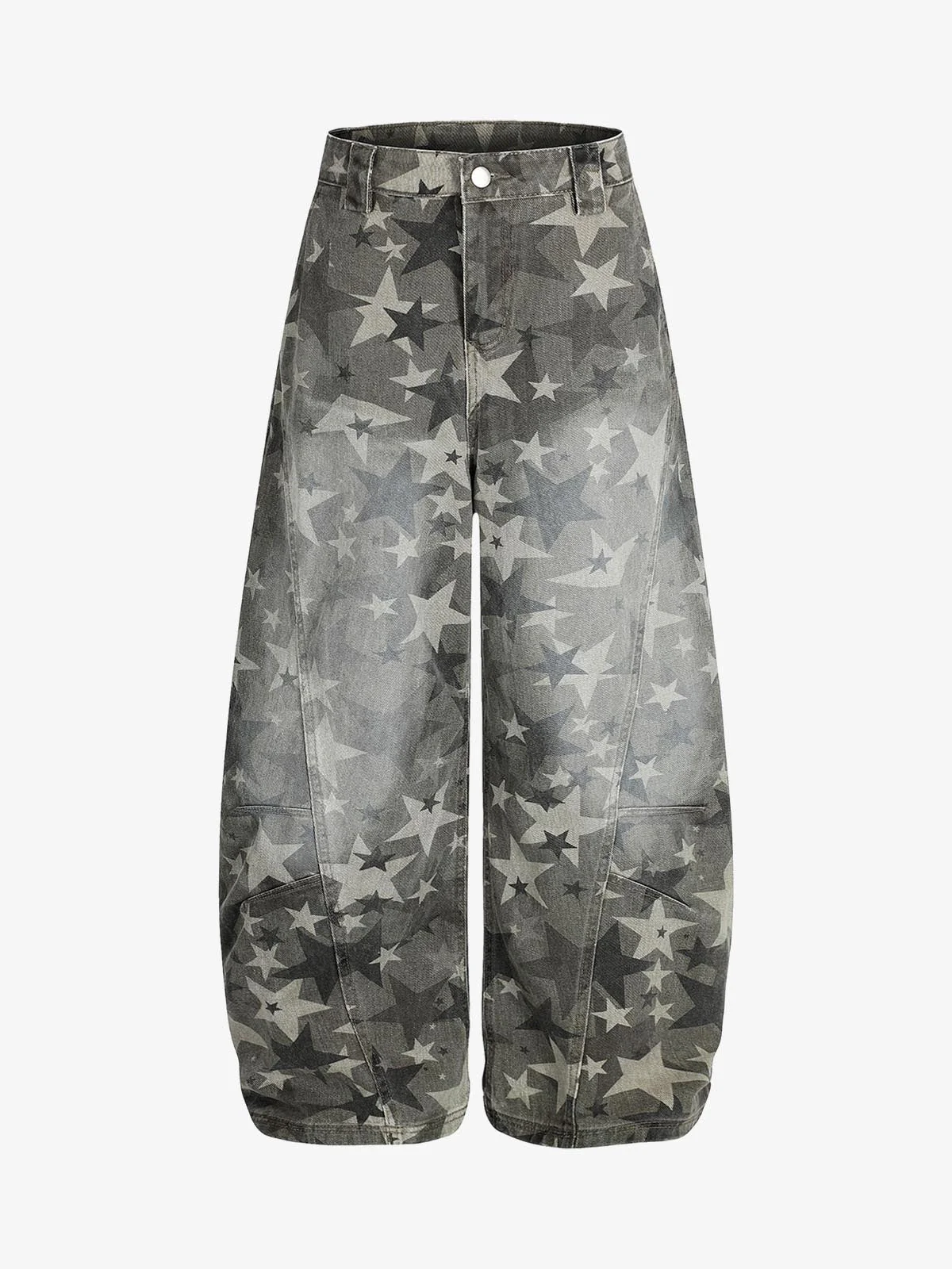 Camouflage Machete RO Star Wide-Leg Jeans