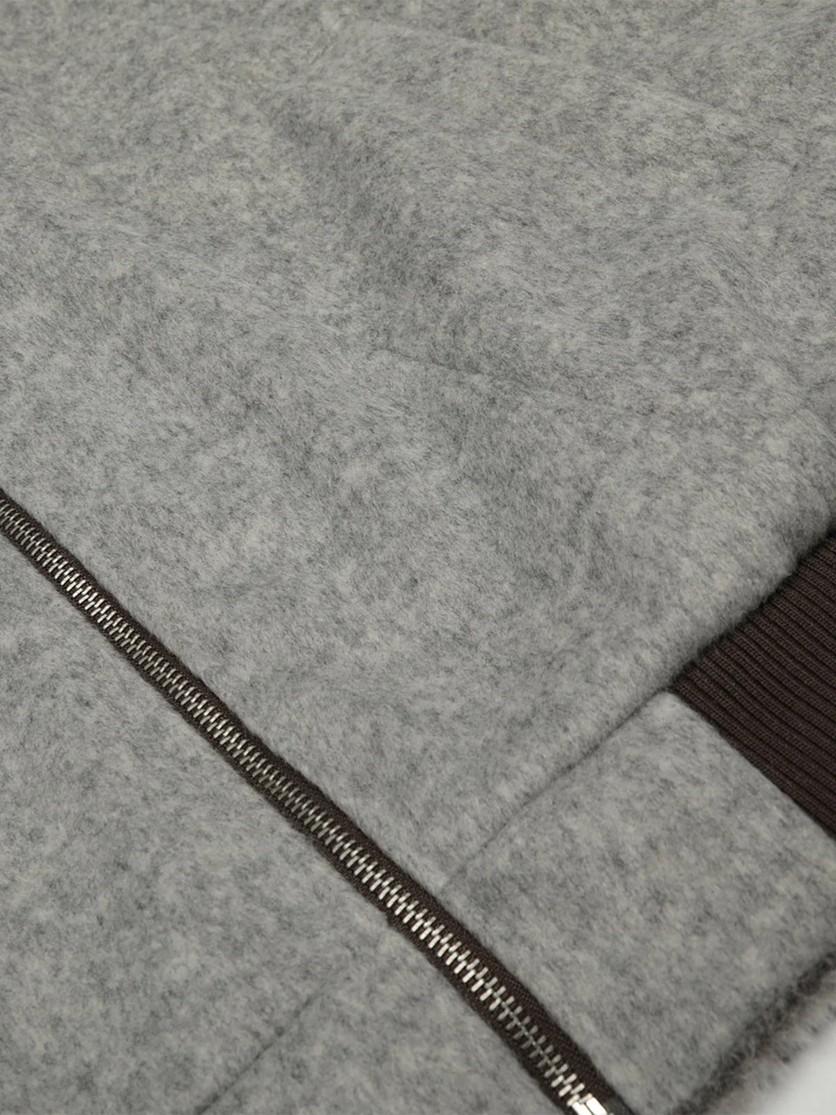 Retro Reversible Fleece Lined Zip-up Hooded Jacket