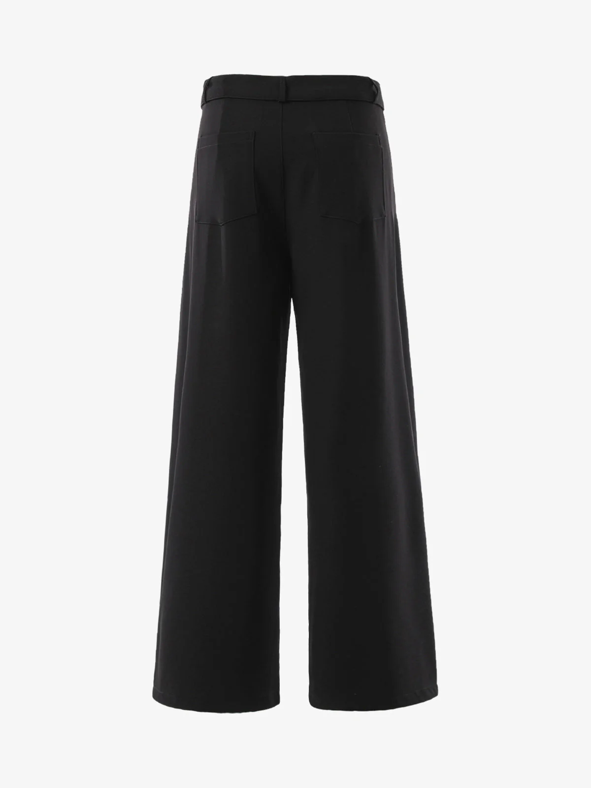 High Street Belt Pleated Flared Scimitar Pants