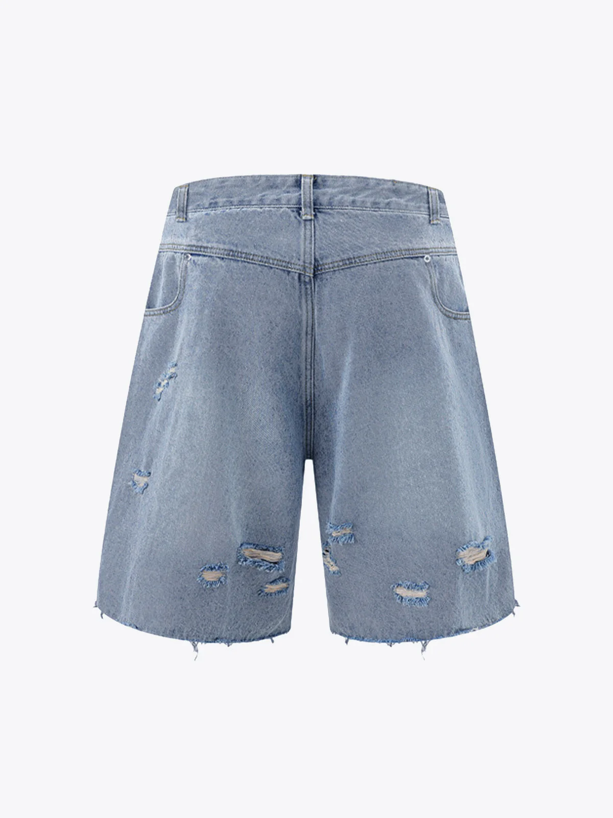 Denim Distressed Ripped Suit - 2460