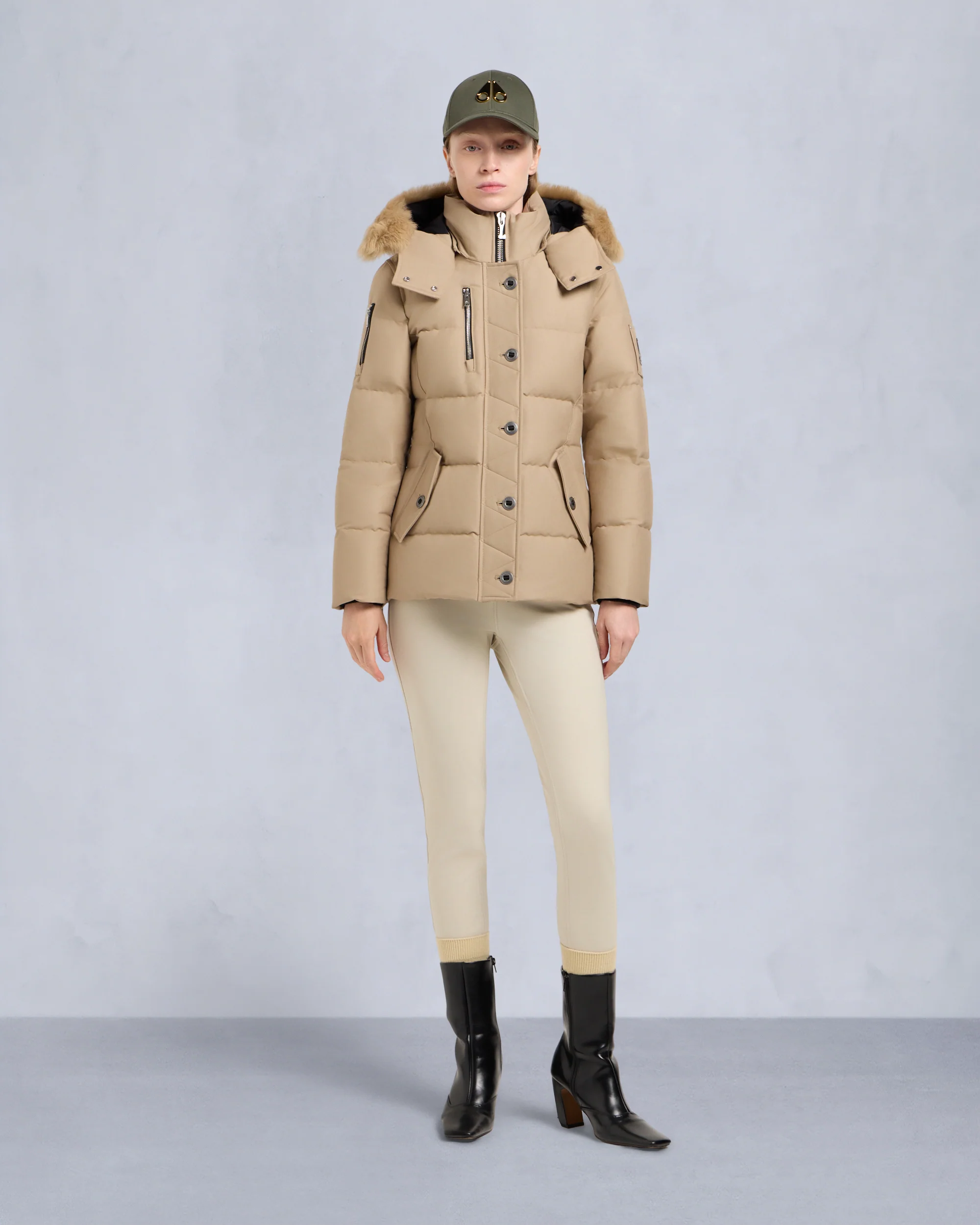 ORIGINAL SHEARLING TRIM 3Q JACKET