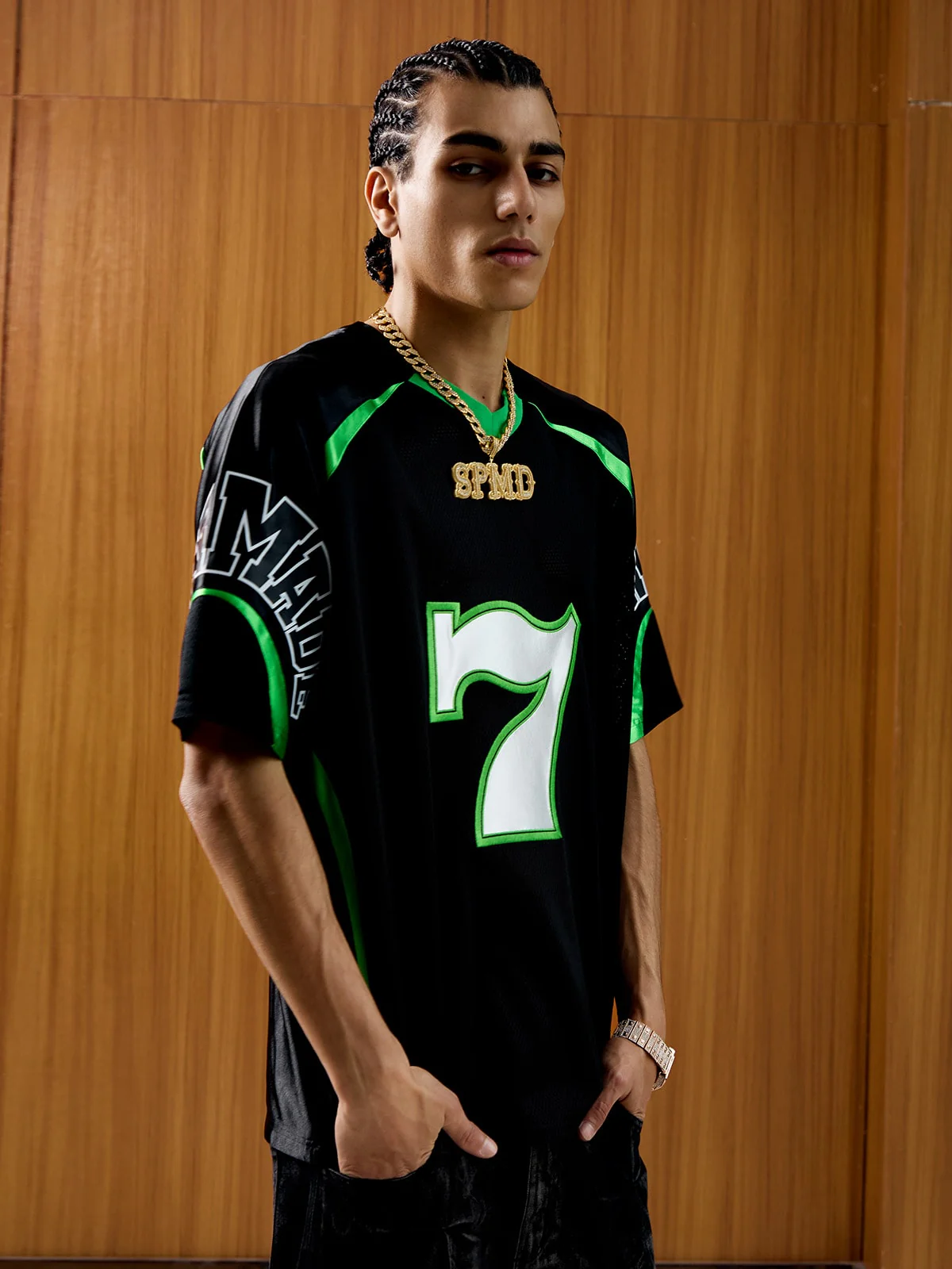 Original Contrast Color Jersey T-SHIRT - 2347