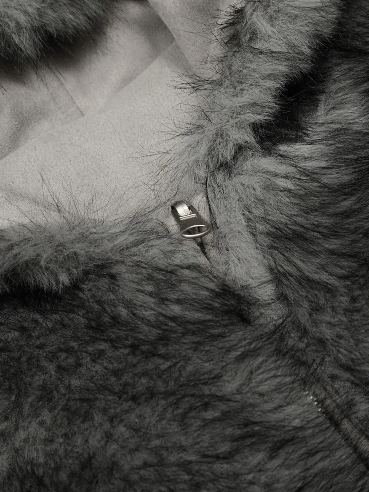 Street Fur Reversible Hooded Jacket - 2493