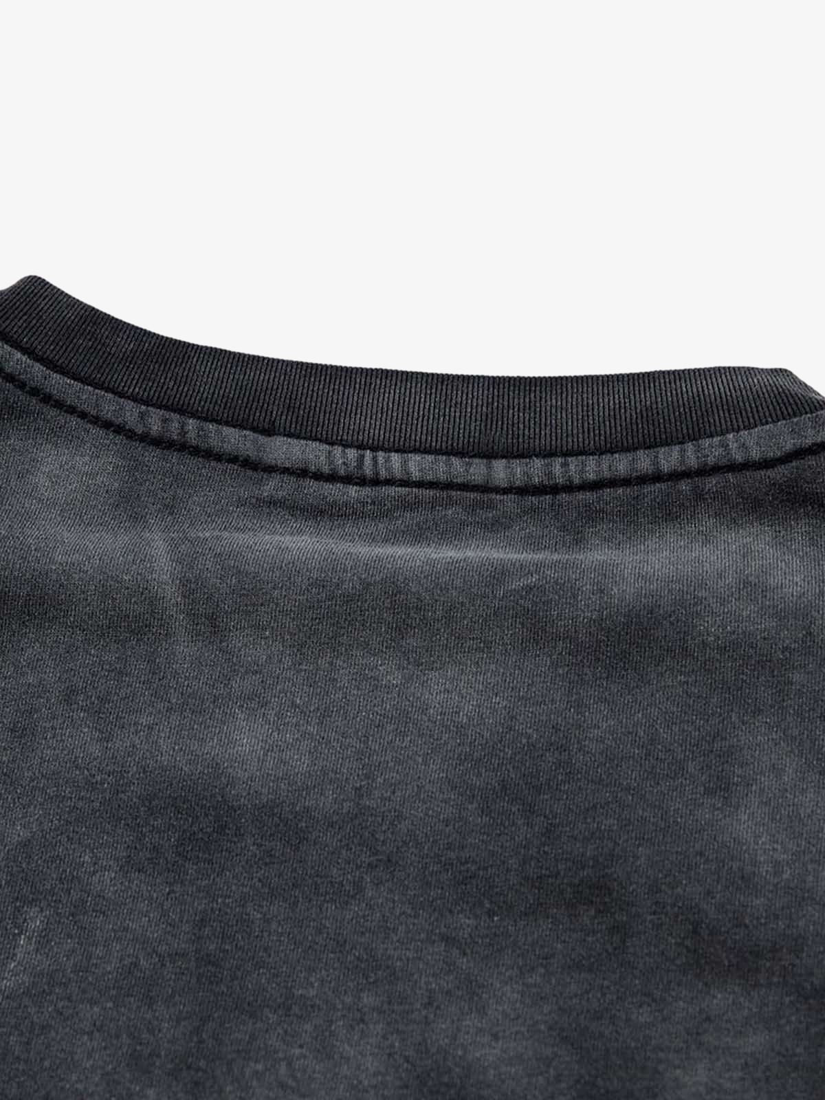 Jersey Knit Gradient Embroidered Stars Tank Top - 2461