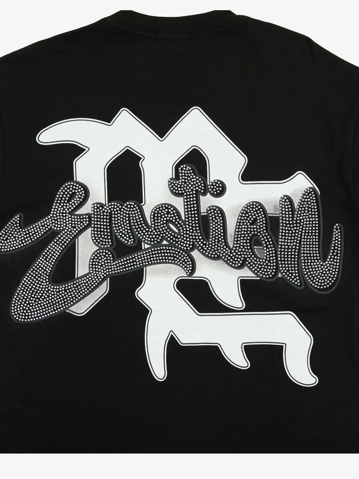 Retro Cupid Rhinestone Graphic T-Shirt