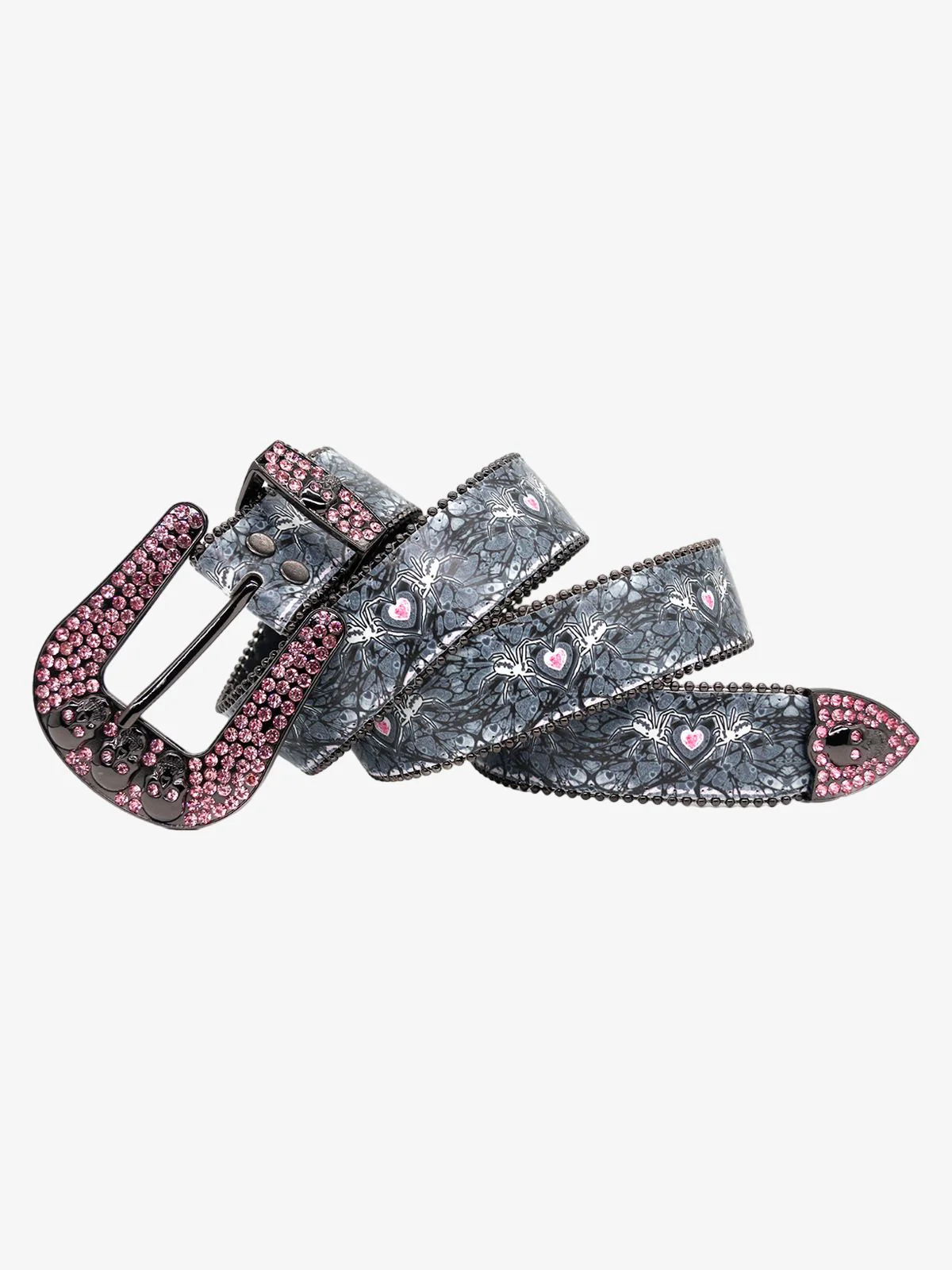 Sparkling Spider-Embellished Belt