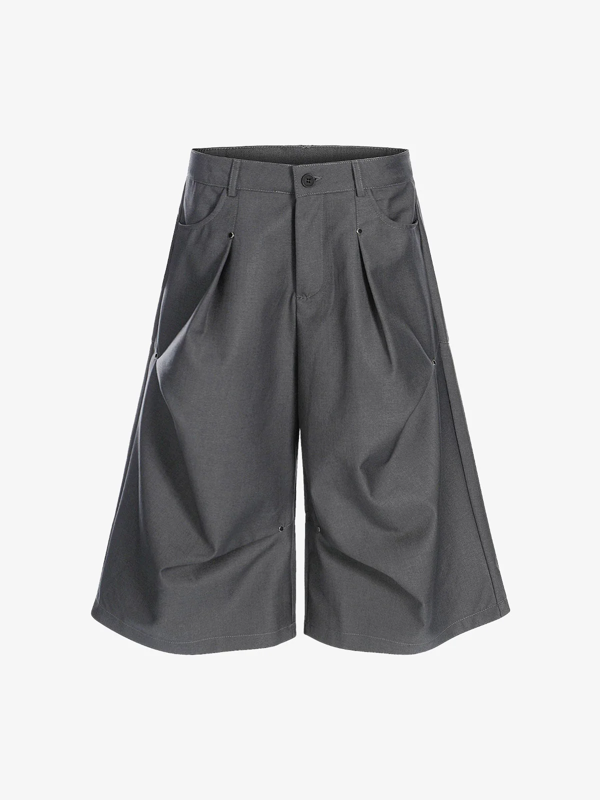 Cleanfit High Waist Baggy Cropped Trousers - 2443