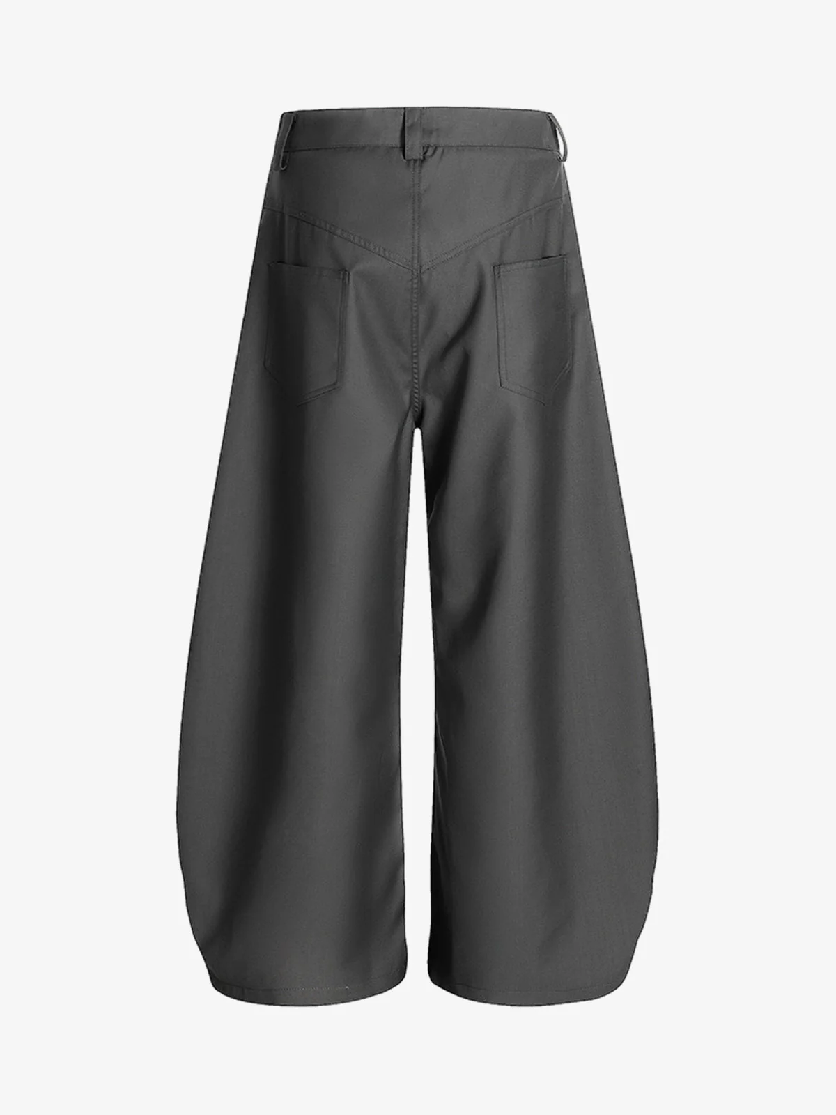 Adjustable Side Buttons Barrel Pants