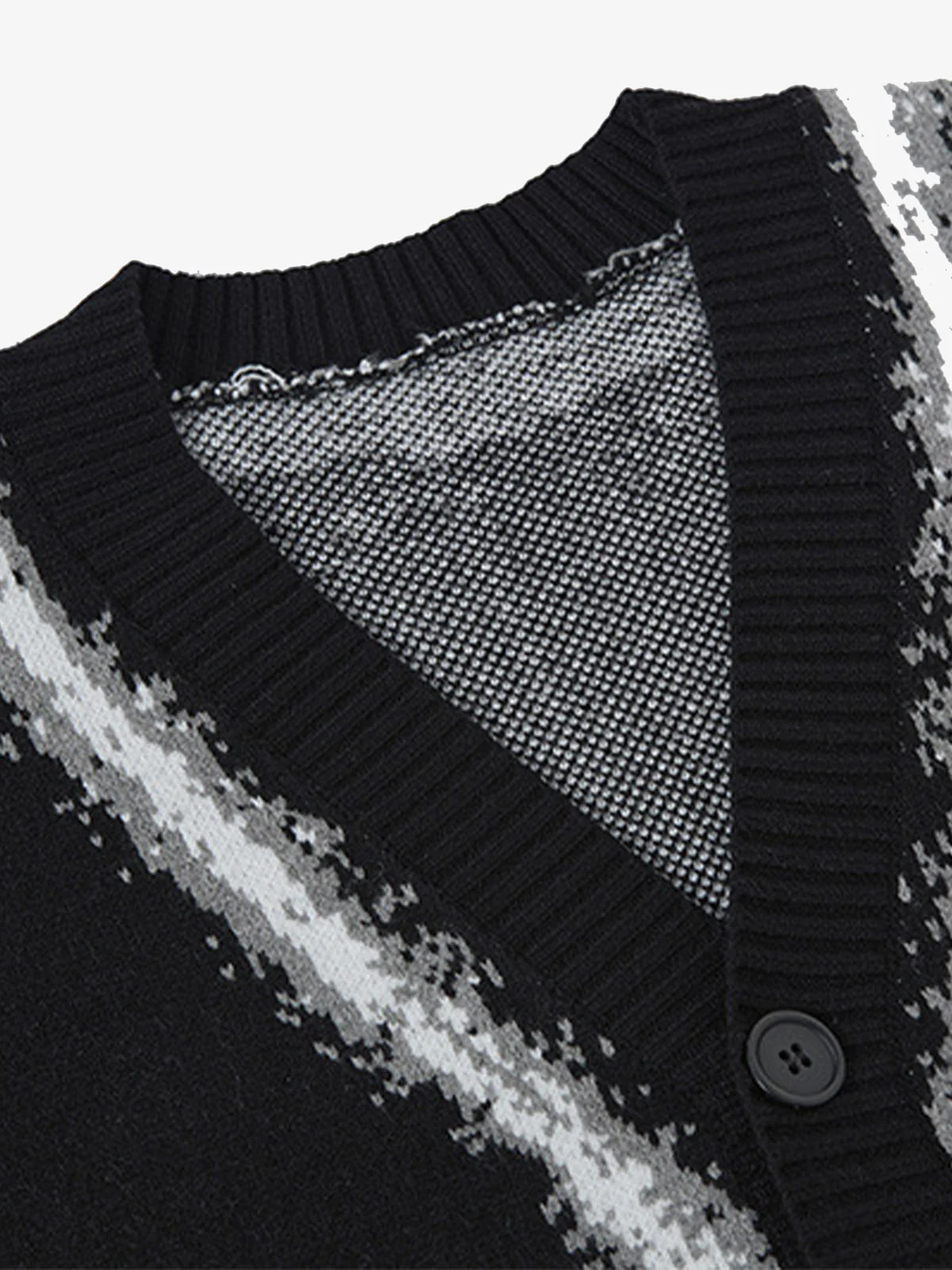 Retro Butterfly Gradient Knit Cardigan Sweater