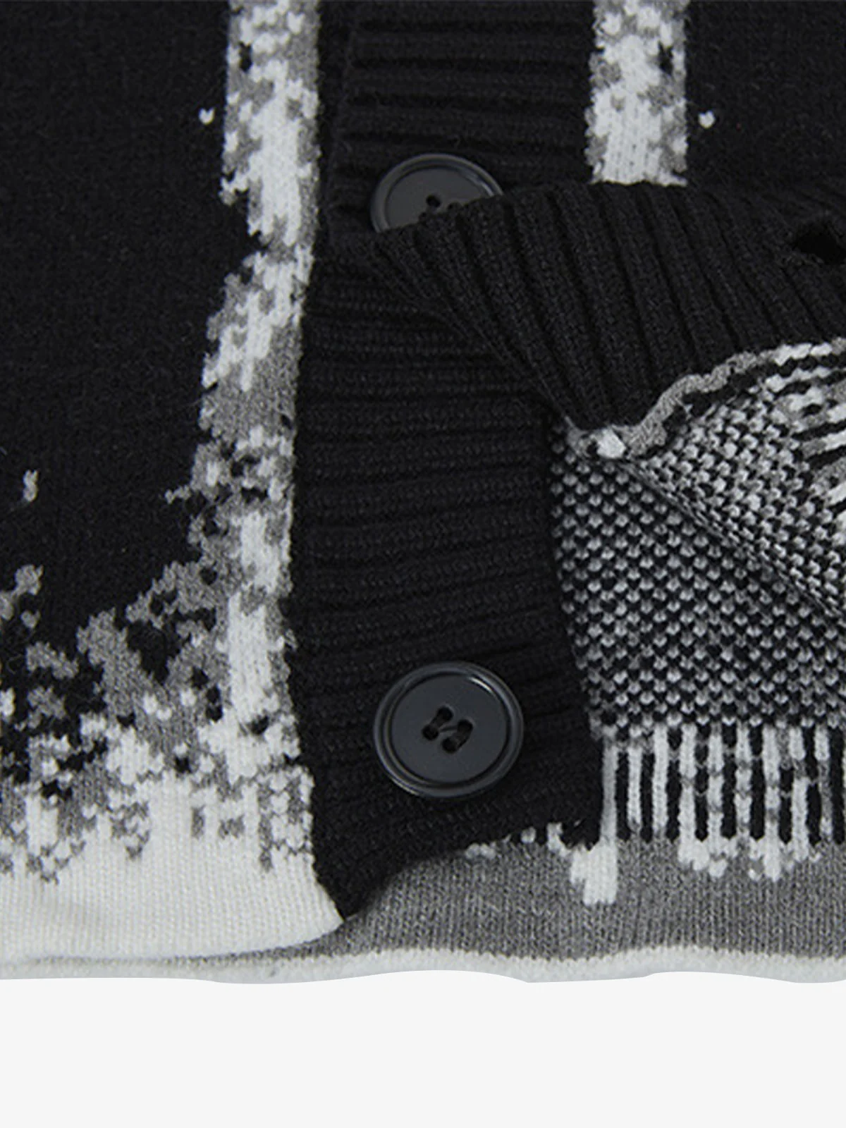 Retro Butterfly Gradient Knit Cardigan Sweater