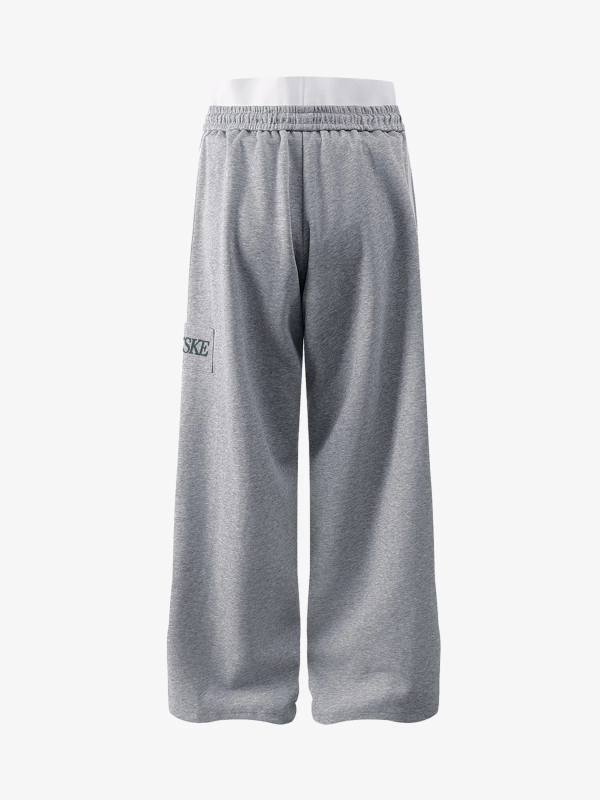 Retro Striped Double Waist Pants