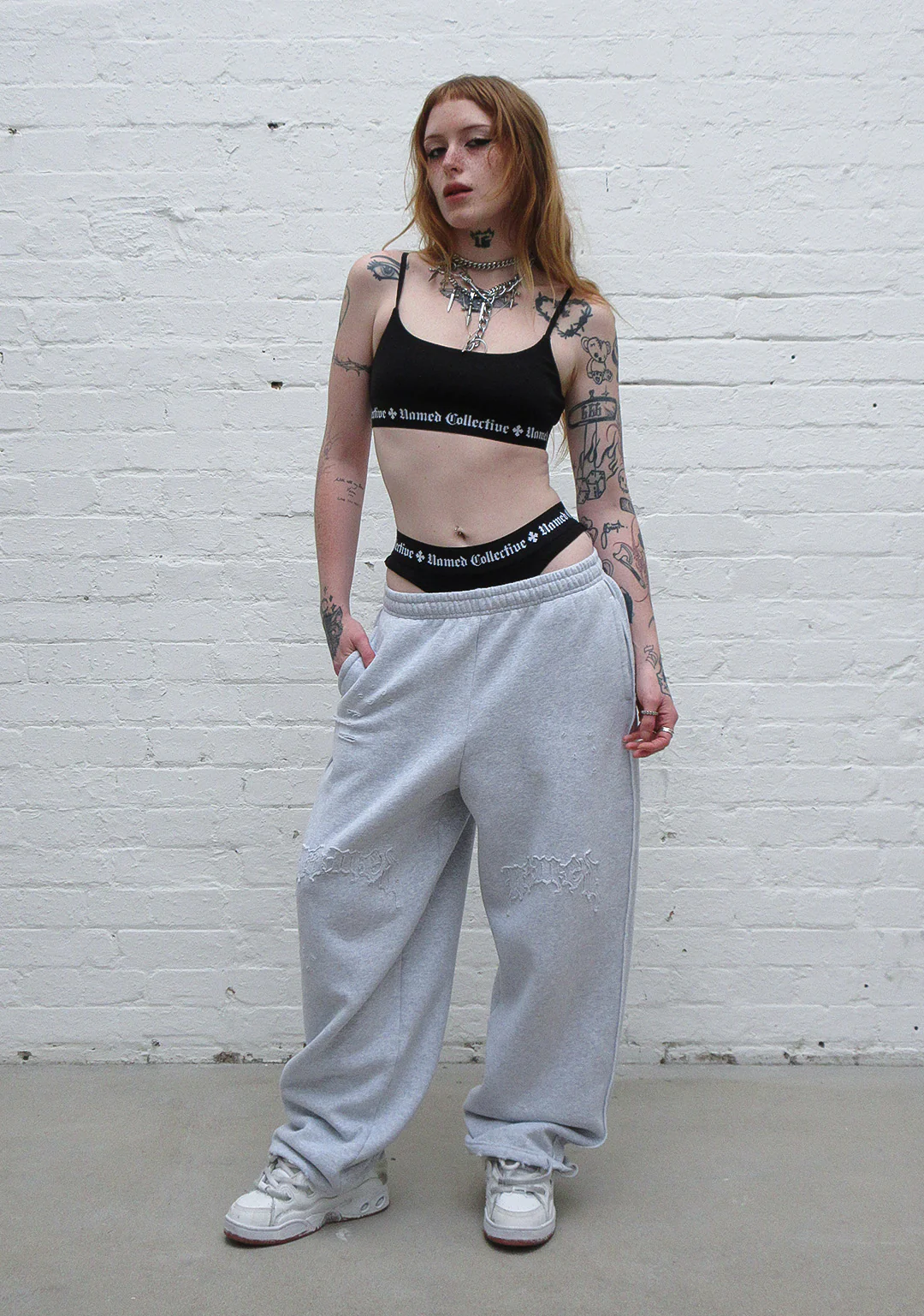 NAMED CLASSICS LOGO BRALET BLACK