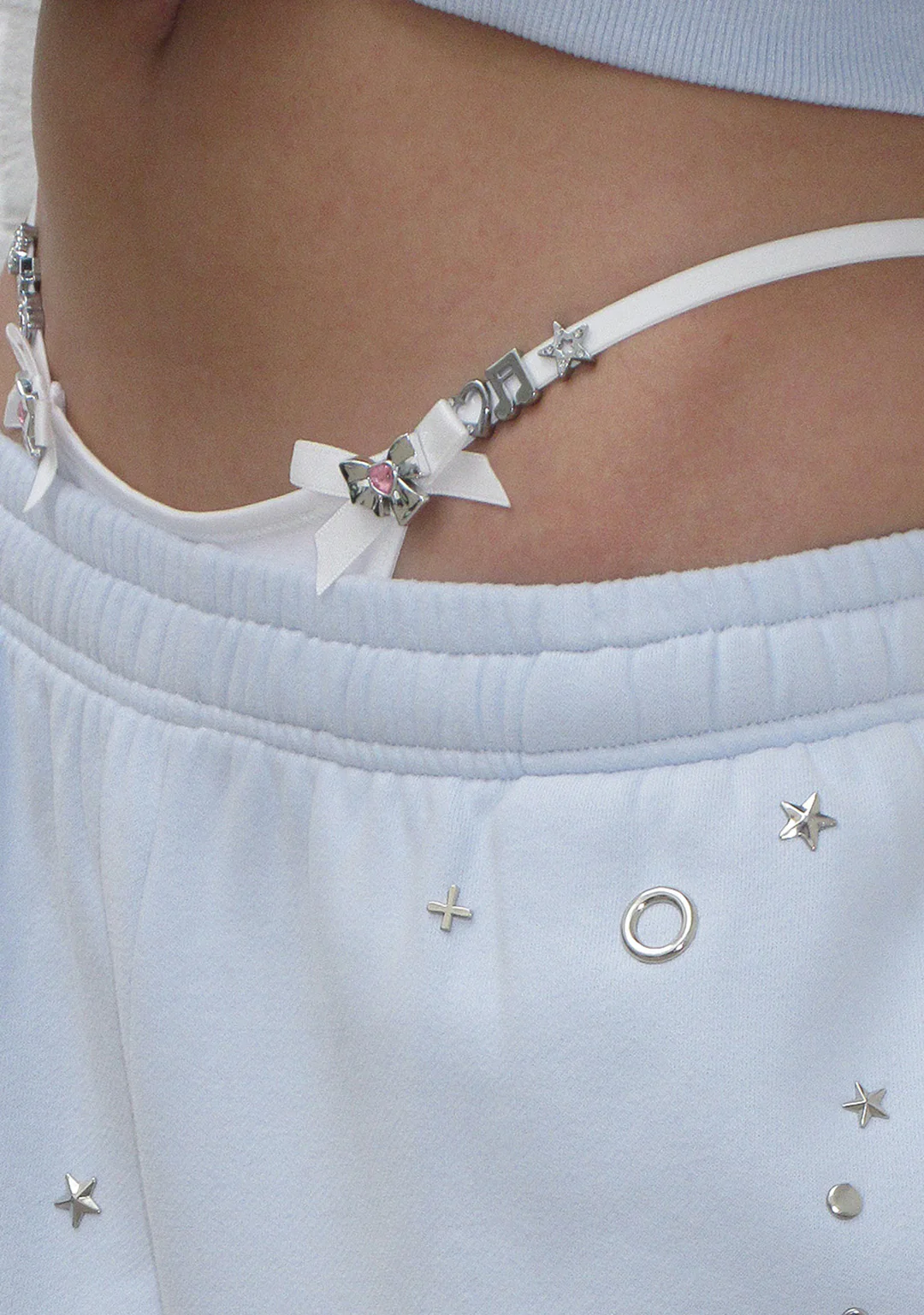 GLITCH CHARM G-STRING WHITE