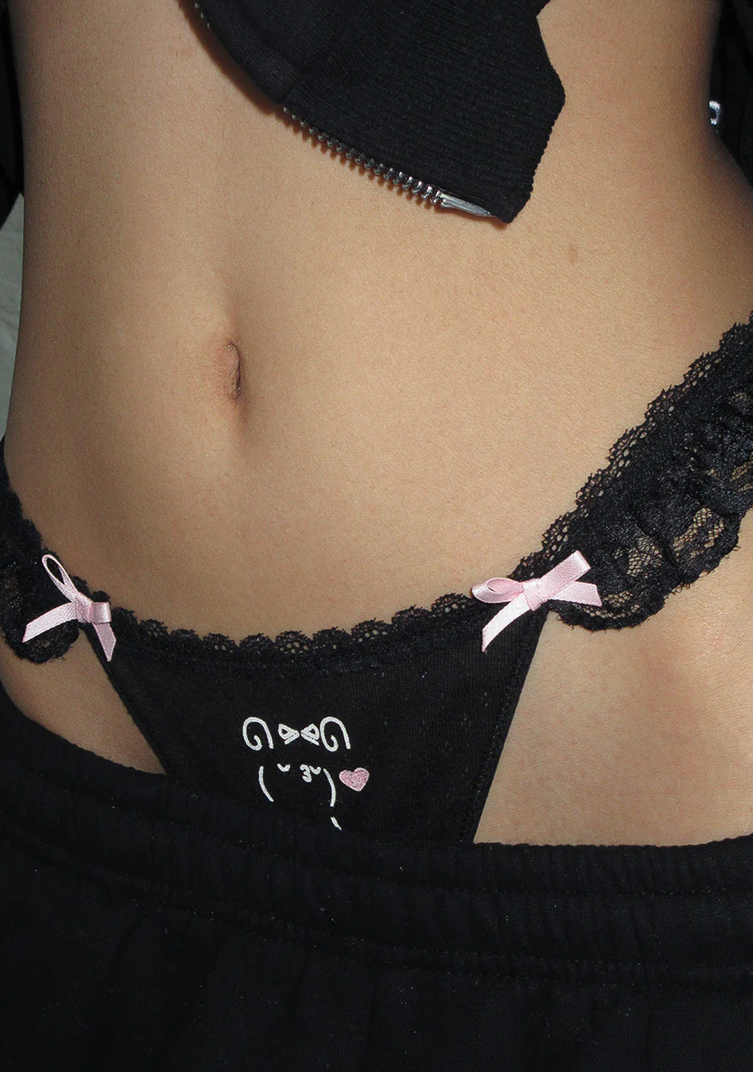 MALFUNCTION THONG BLACK AND GREY MARL (3 PACK)