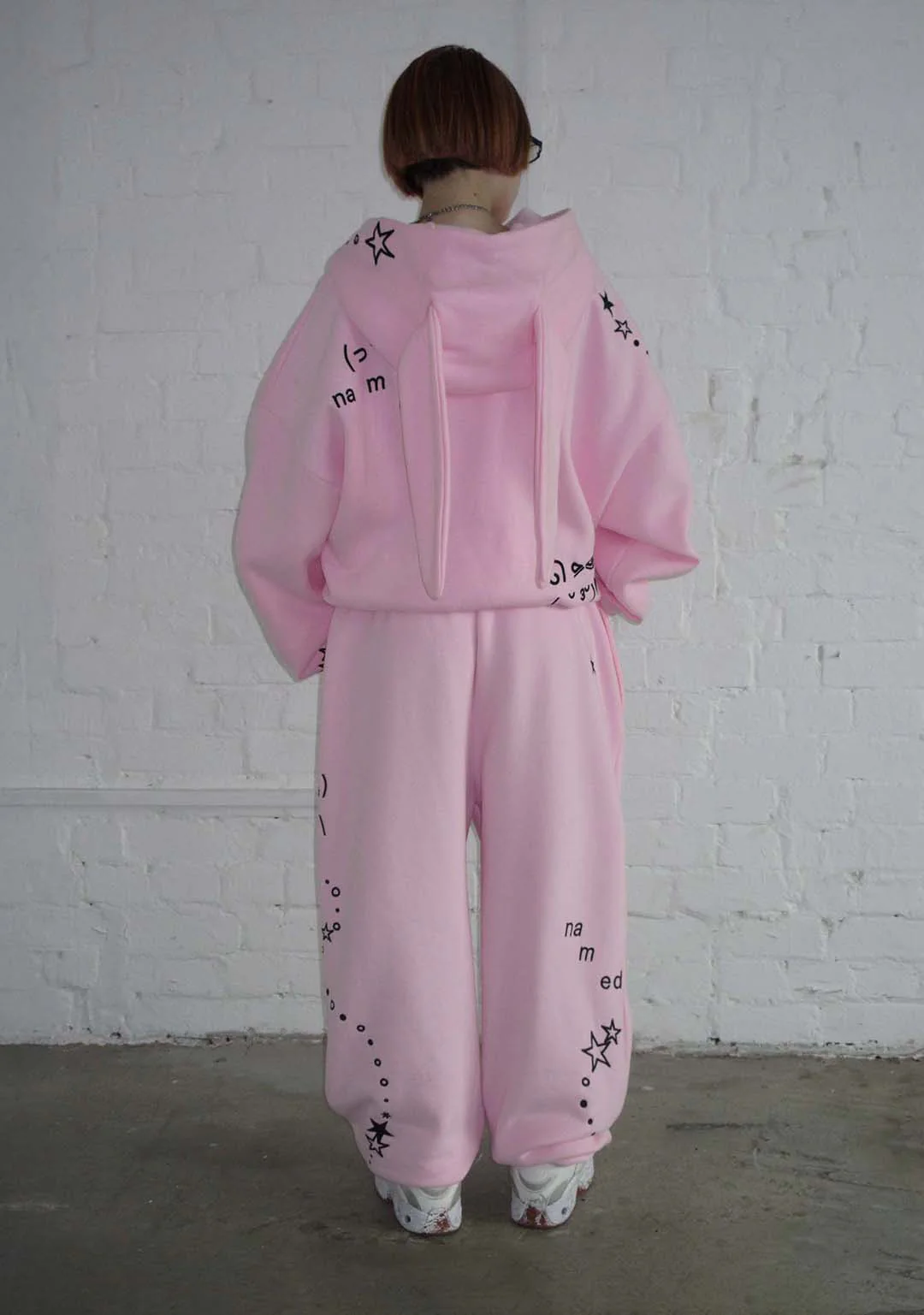 MALFUNCTION SWEATPANTS BABY PINK