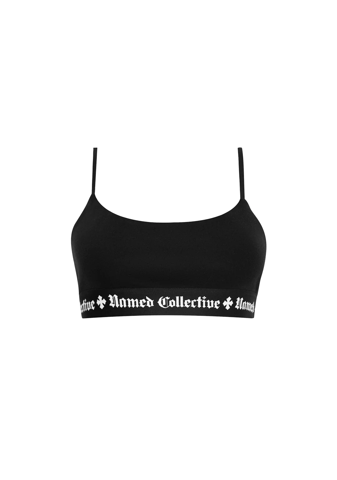 NAMED CLASSICS LOGO BRALET BLACK