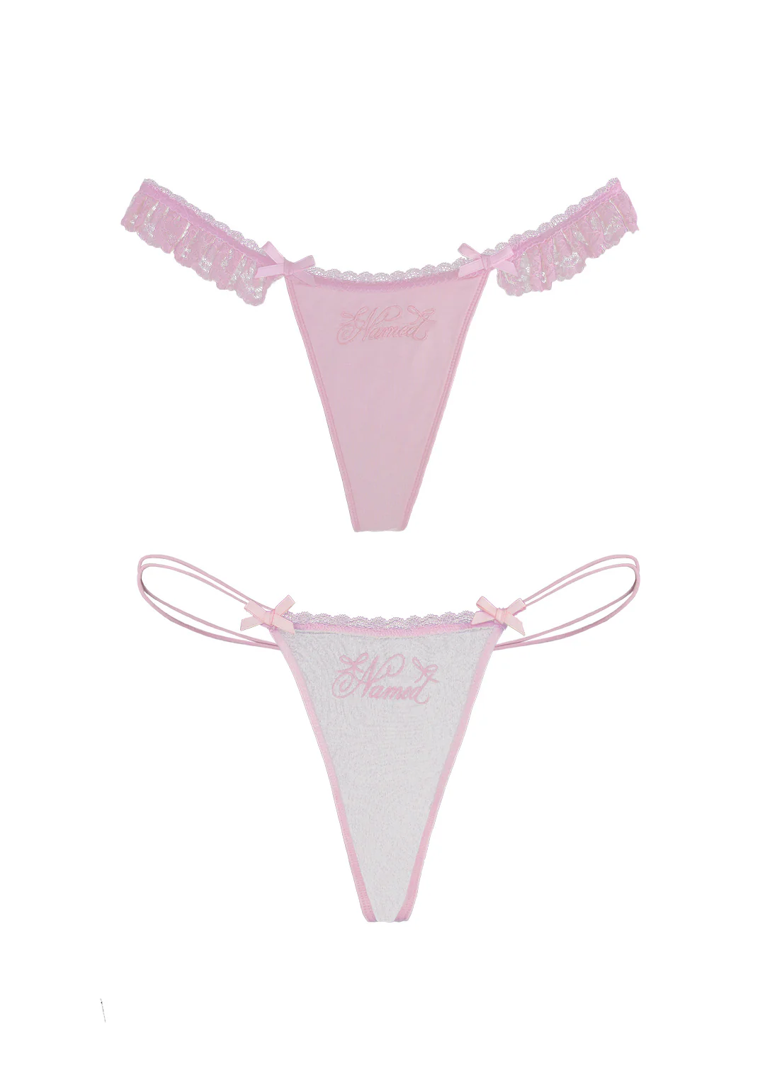 WHISPER THONG BABY PINK (2 PACK)