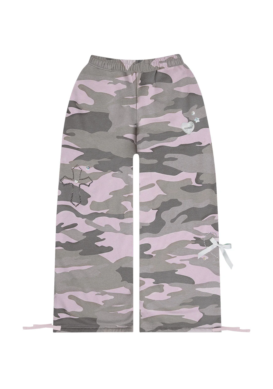 WHISPER OVERSIZED SWEATPANTS PASTEL CAMO