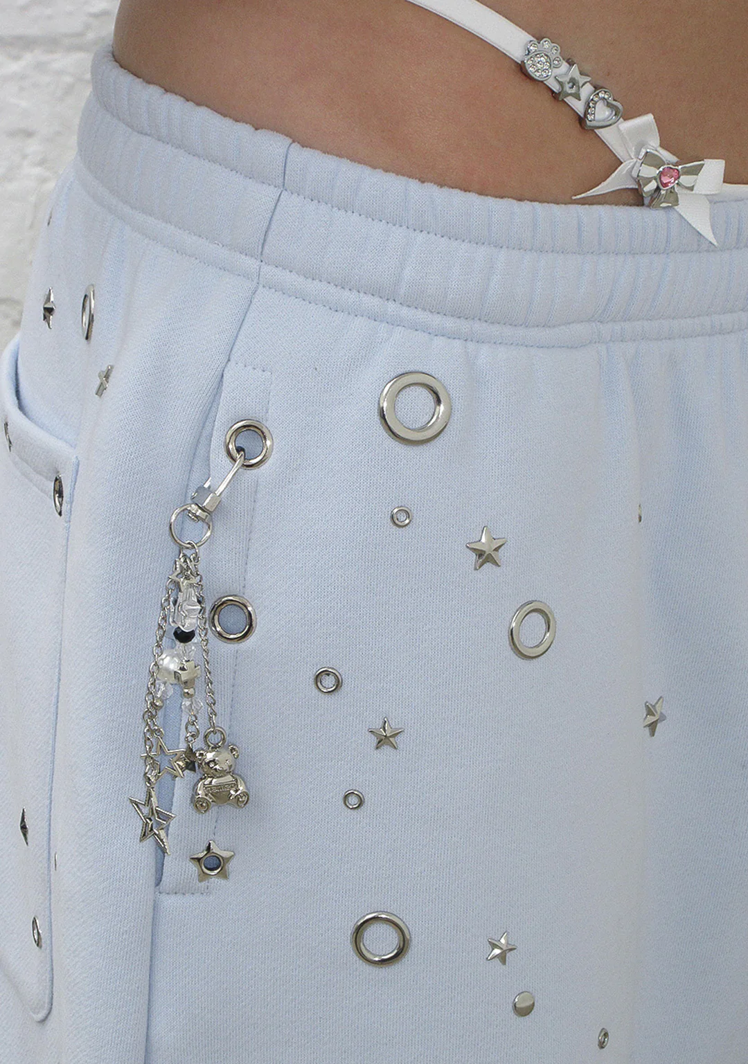 GLITCH CHARM CARABINER PIN SET SILVER