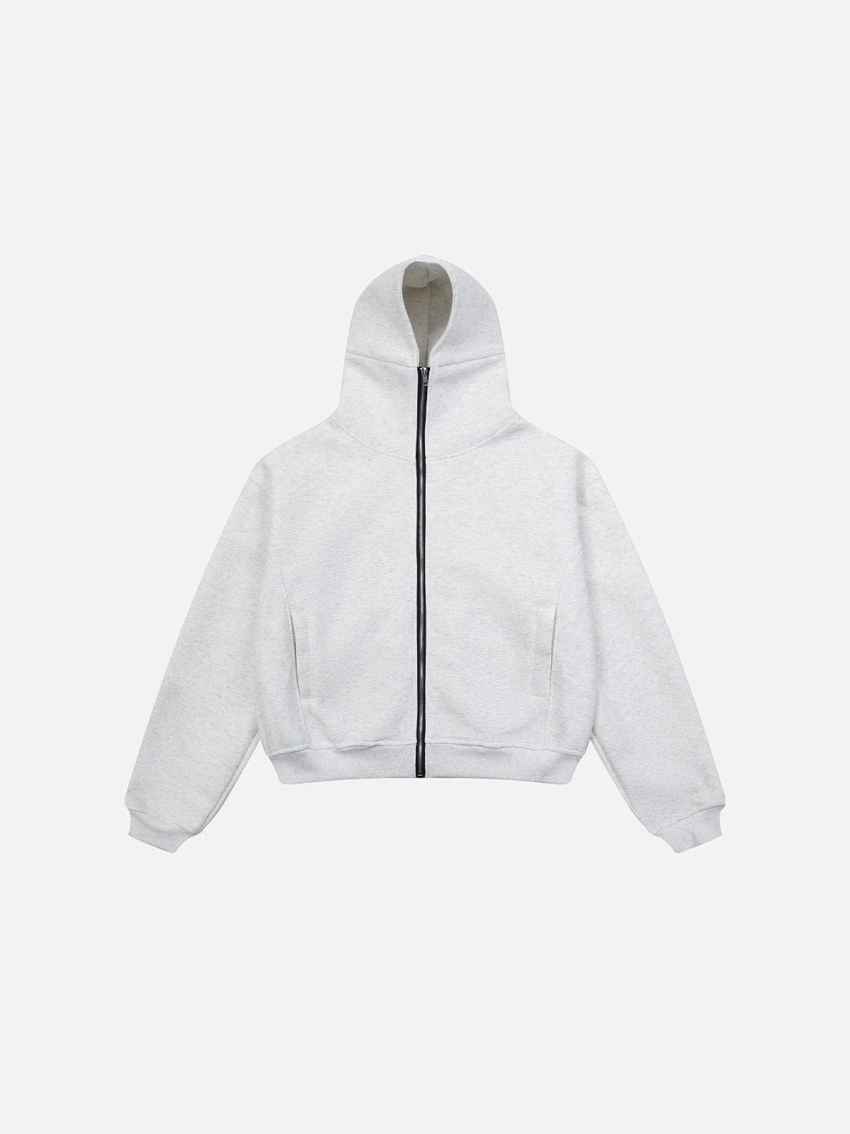 Aelfric Eden Boxy High-Neck Zip Up Hoodie
