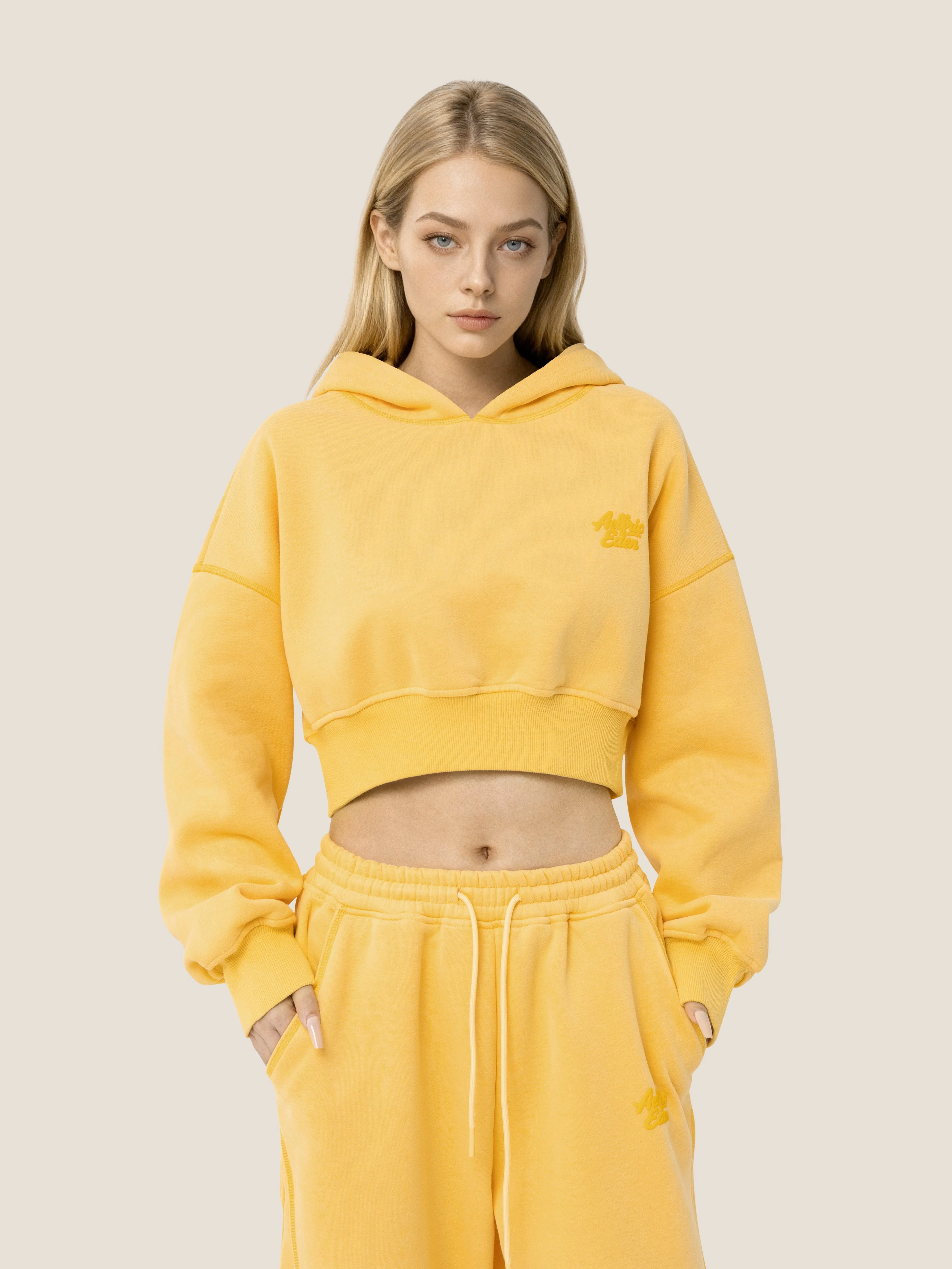 Soufflé Cropped Cloud Hoodie Set