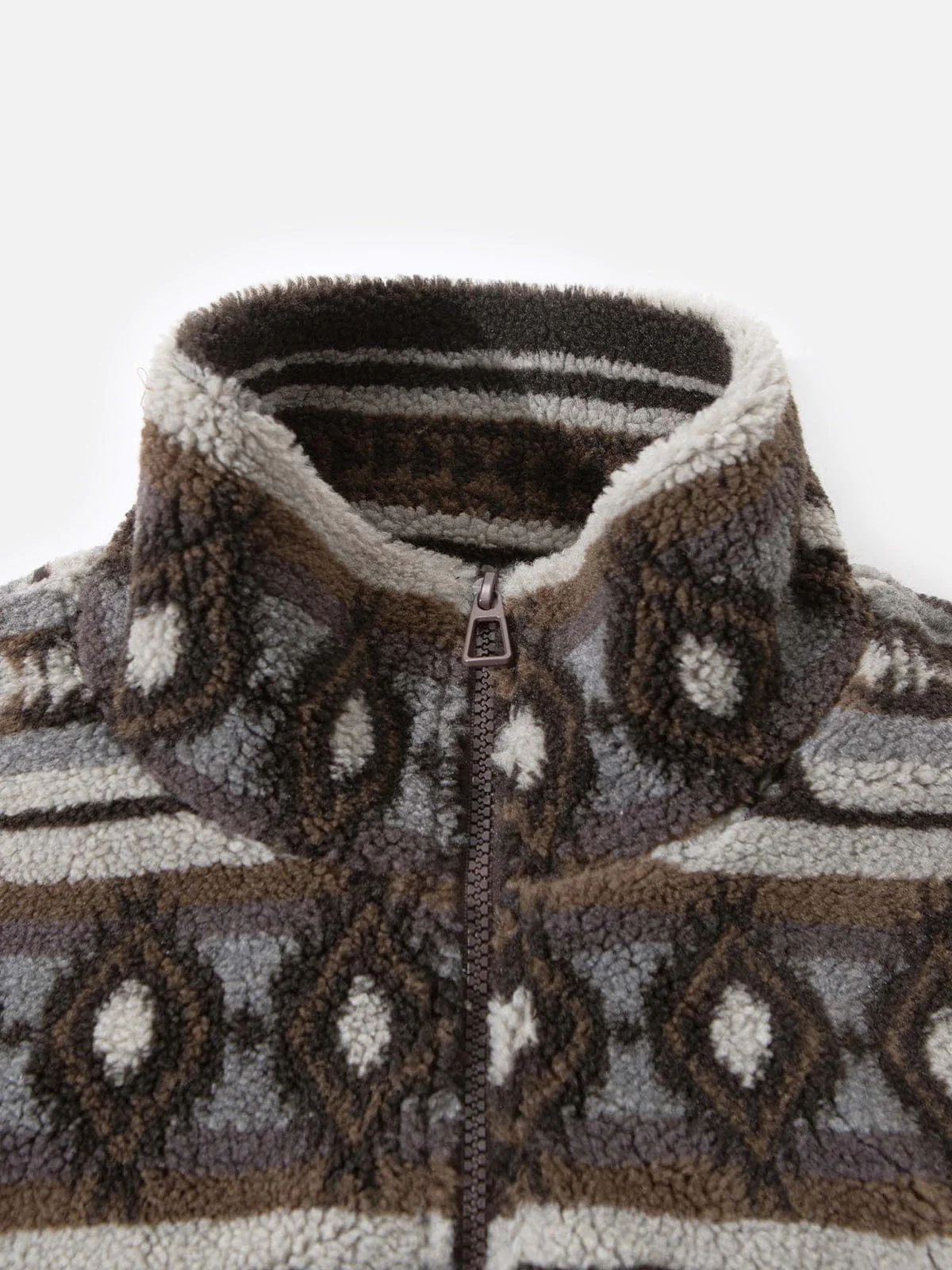 Aelfric Eden Tribal Pattern Fleece Jacket