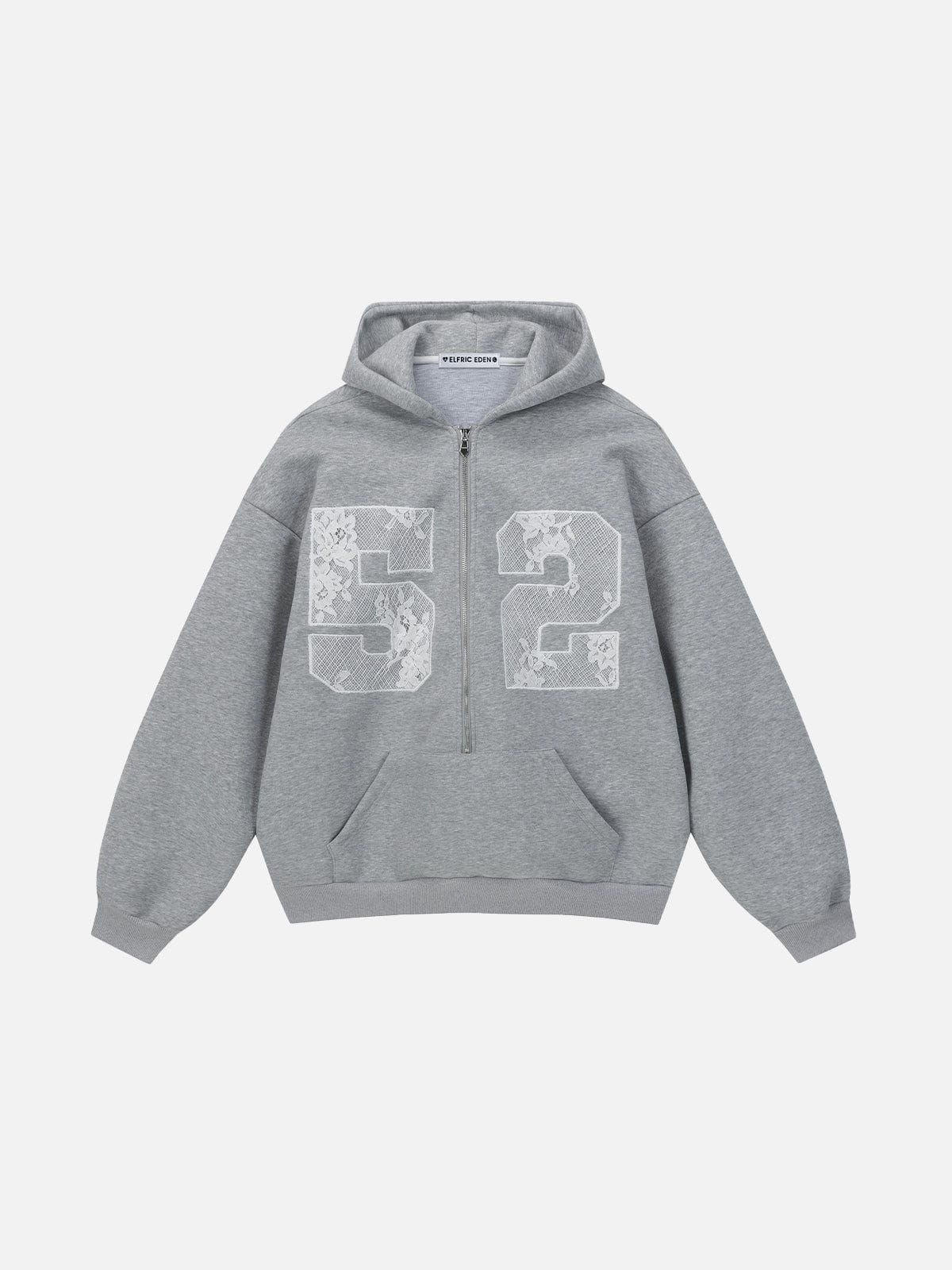 Aelfric Eden Lace Number Oversized Hoodie