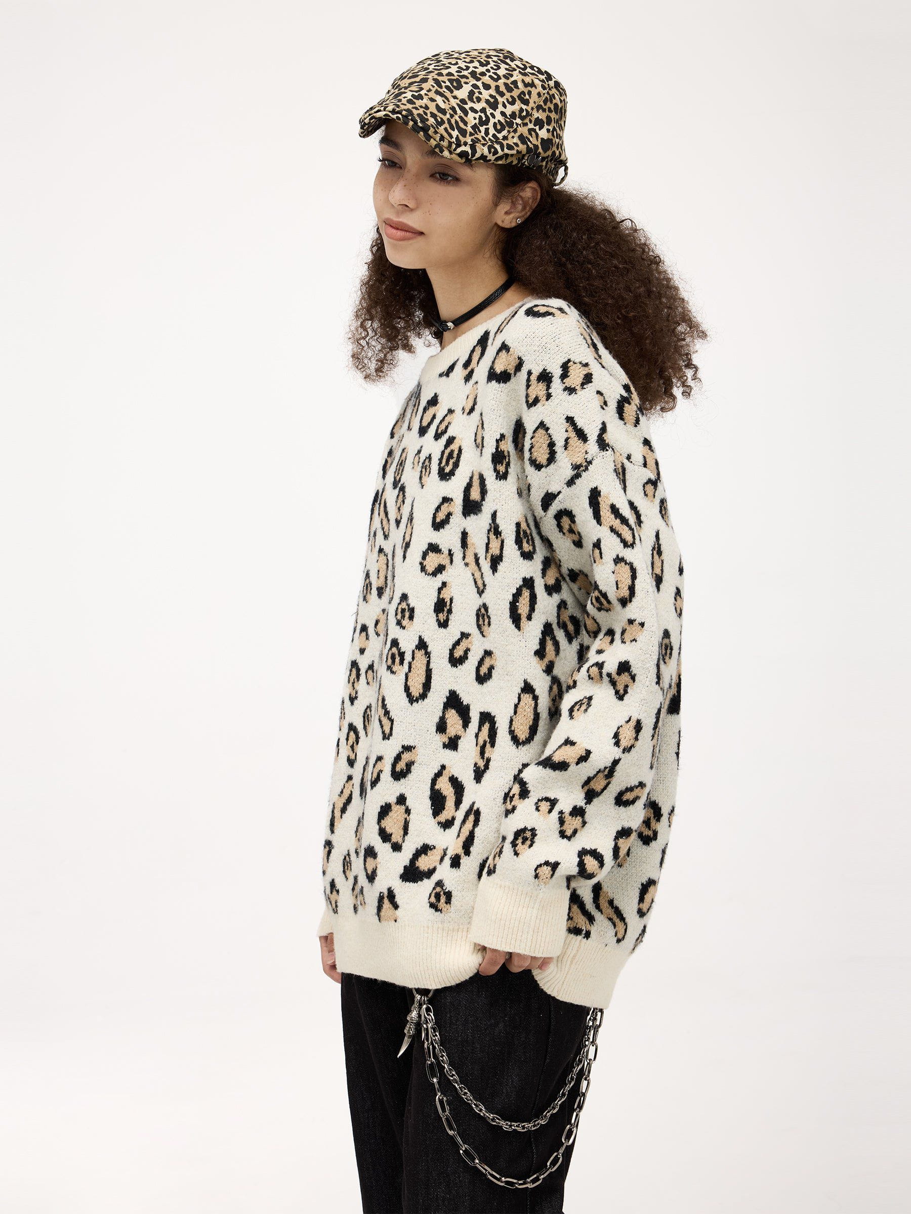 Aelfric Eden Leopard Graphic Sweater