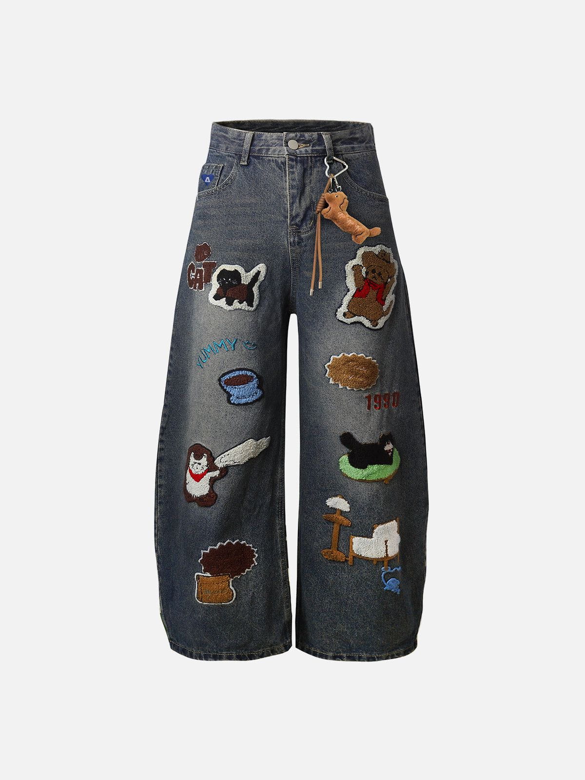 Aelfric Eden Dachshund Baggy Barrel Jeans
