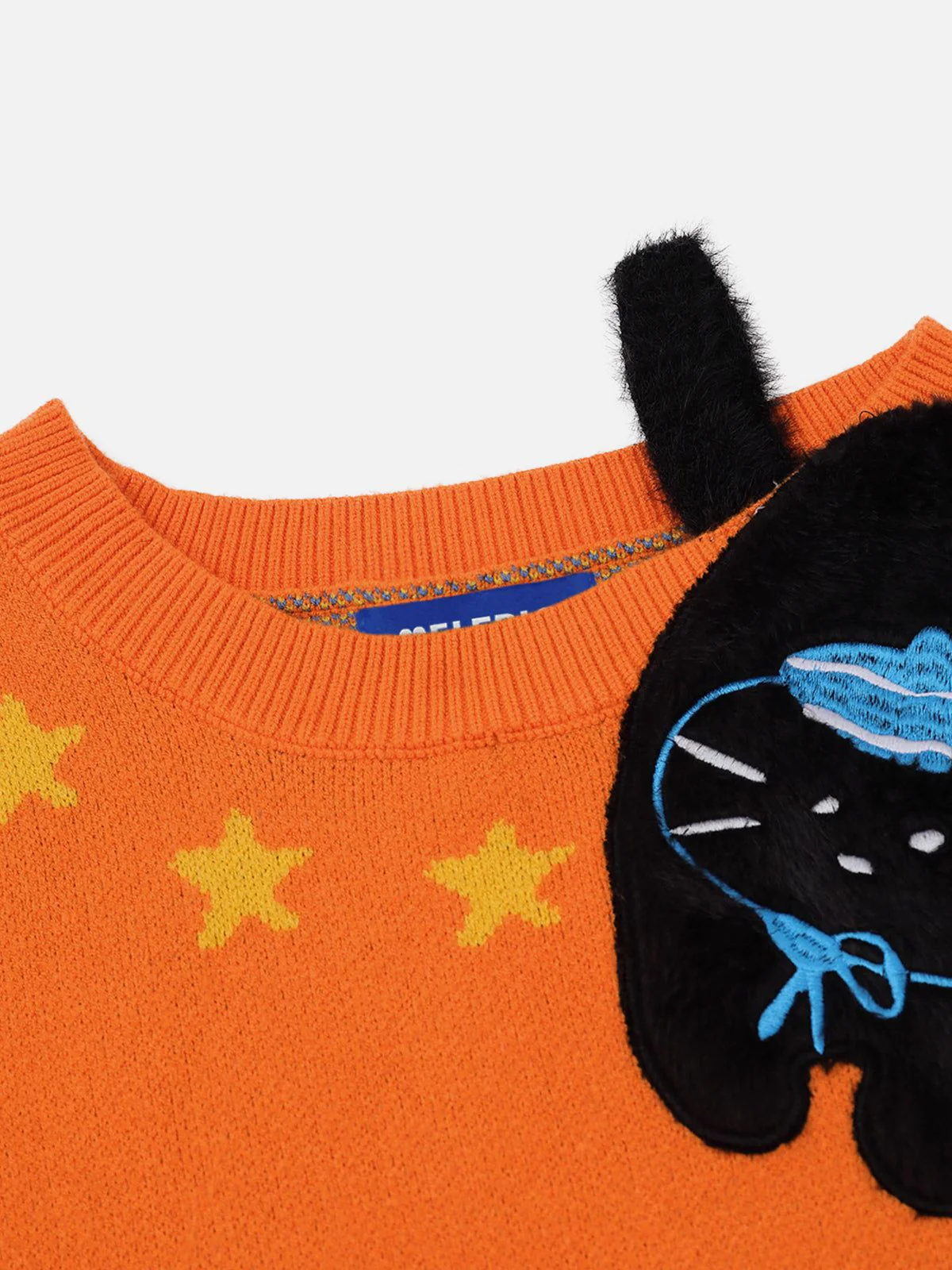 Aelfric Eden Cat Off-The-Shoulder Sweater