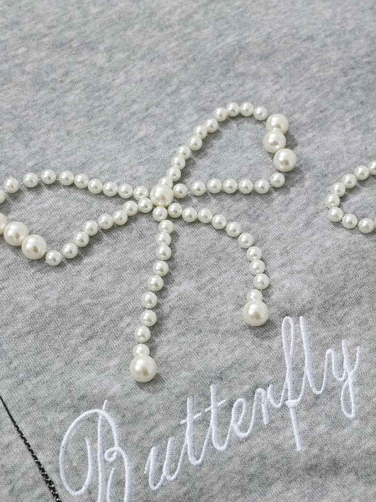 Aelfric Eden Pearl Bow Zip Up Hoodie