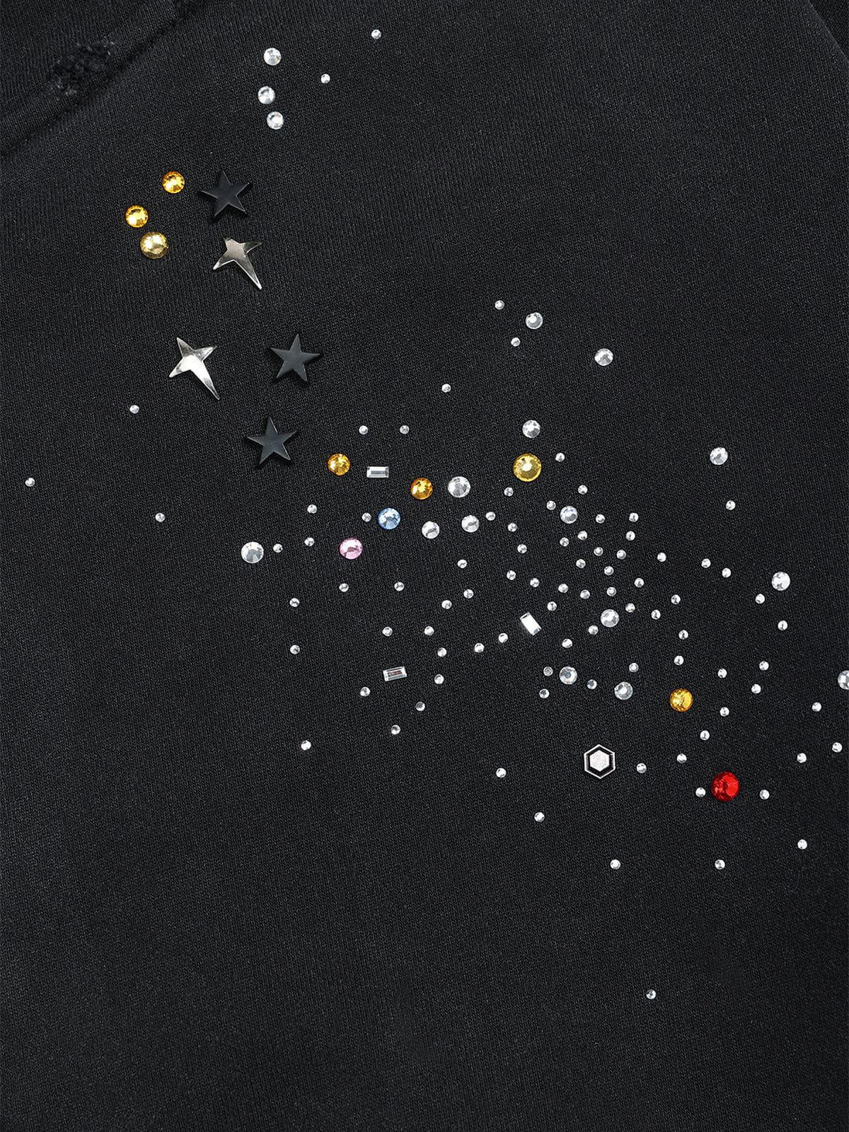 Aelfric Eden Rhinestone Boxy Zip Up V302 Hoodie