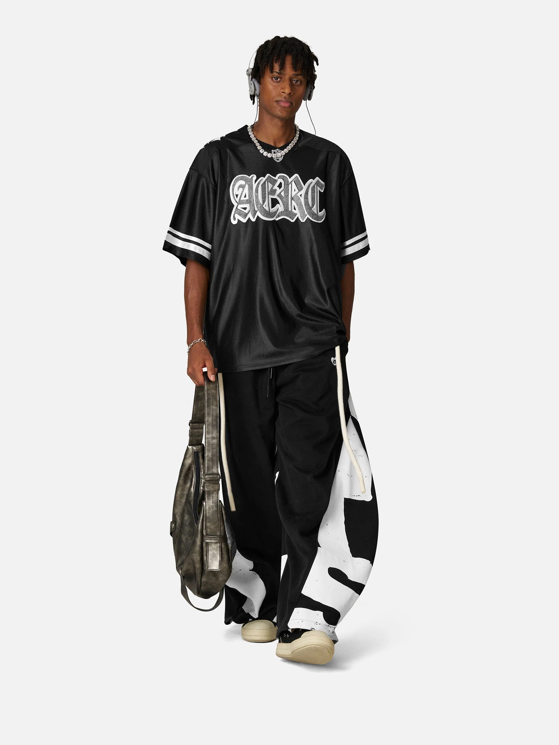 Aelfric Eden Hotfix Rhinestone Football Jersey