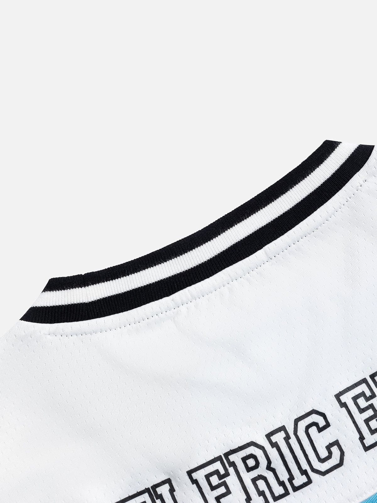 Aelfric Eden Contrast Color Blocking Football Jersey