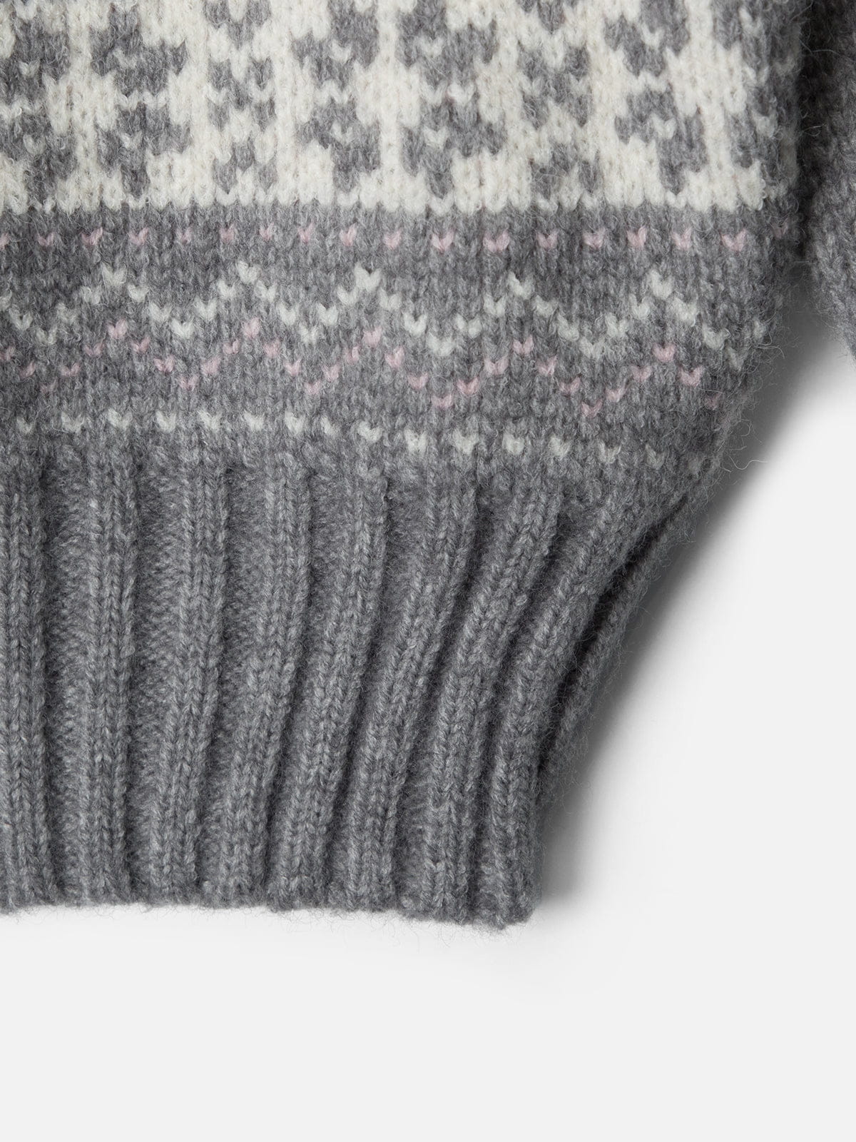 Aelfric Eden Off-The-Shoulder Fair Isle Sweater