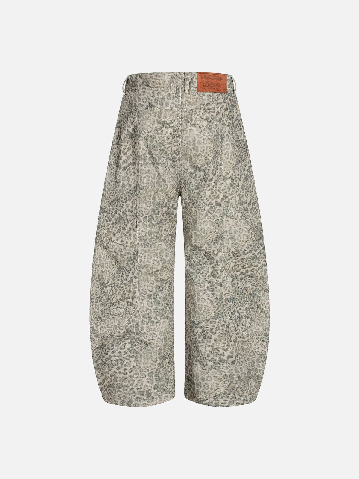 Aelfric Eden Baggy Barrel Leopard Jeans