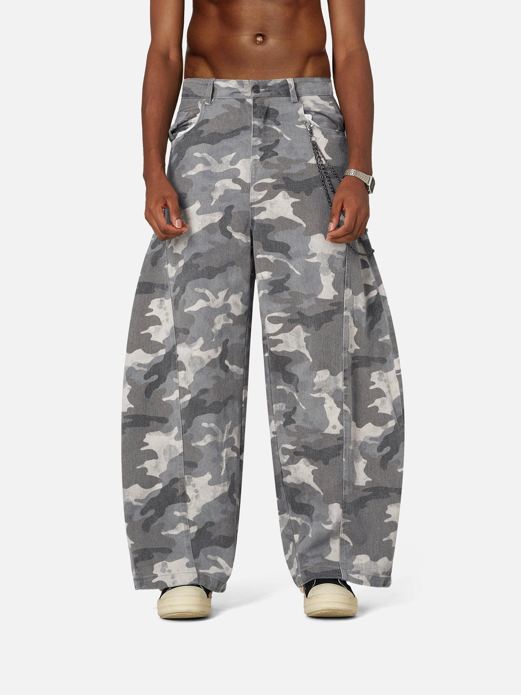 Aelfric Eden Camo Super Baggy Barrel Pants