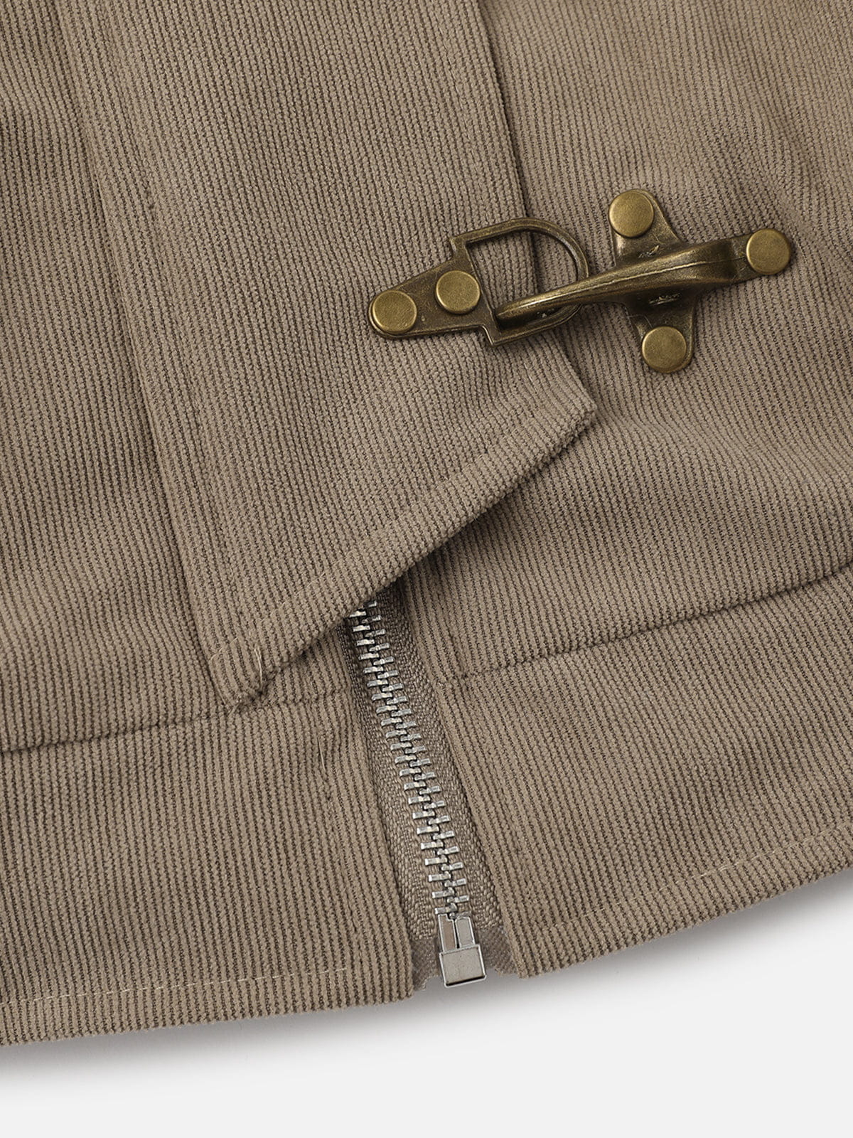 Aelfric Eden Leopard Collar Metal Toggle Coat