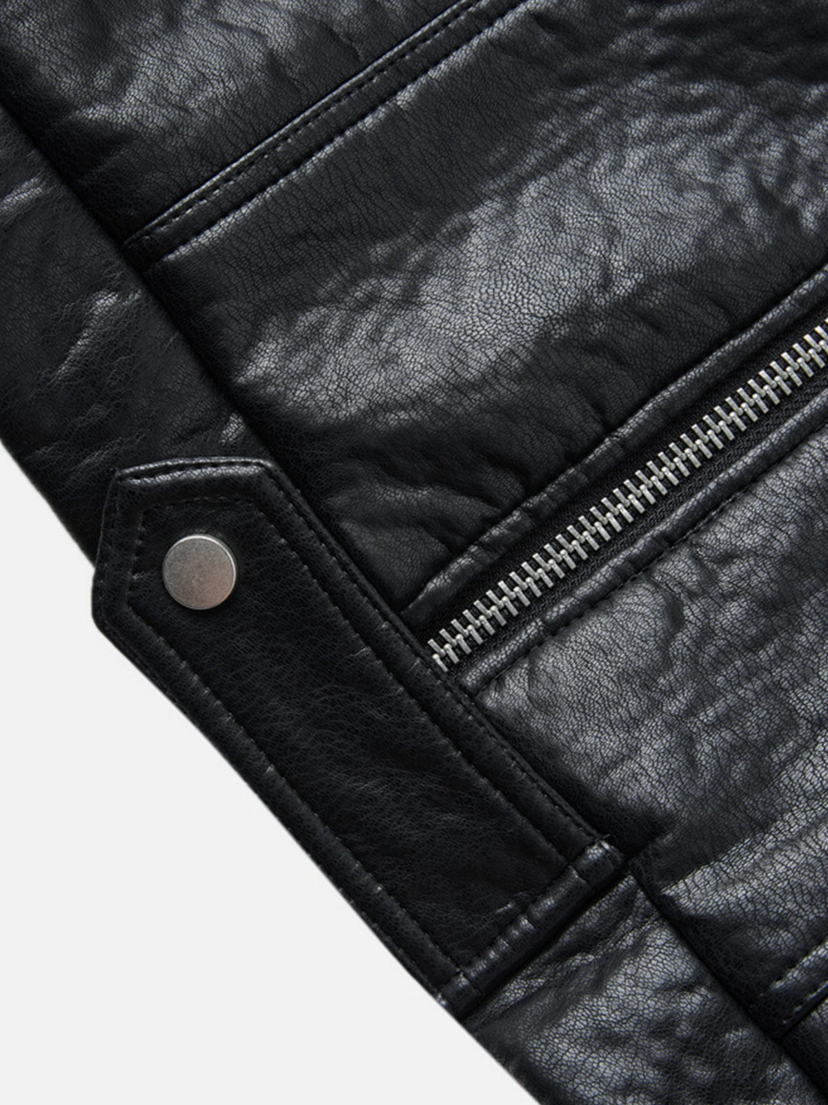 Aelfric Eden Metal Toggle Faux Leather Jacket